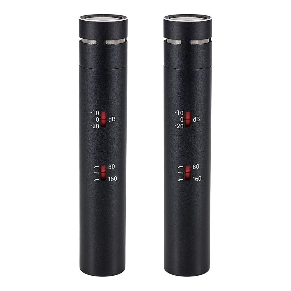 Liquid Audio sE Electronics sE8 Small-Diaphragm Condenser Microphone - Pair Bundle with Pig Hog PHM10 8mm Mic Cable Polishing Cloth