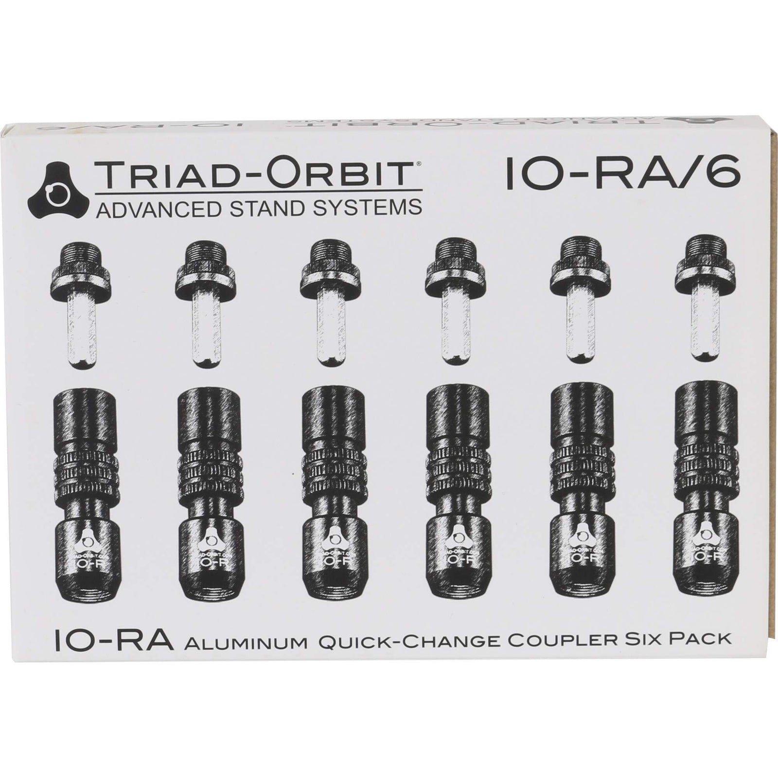 IO-RA/6 - IO Retrofit Quick-Change Coupler, Aluminum, 6-Pack