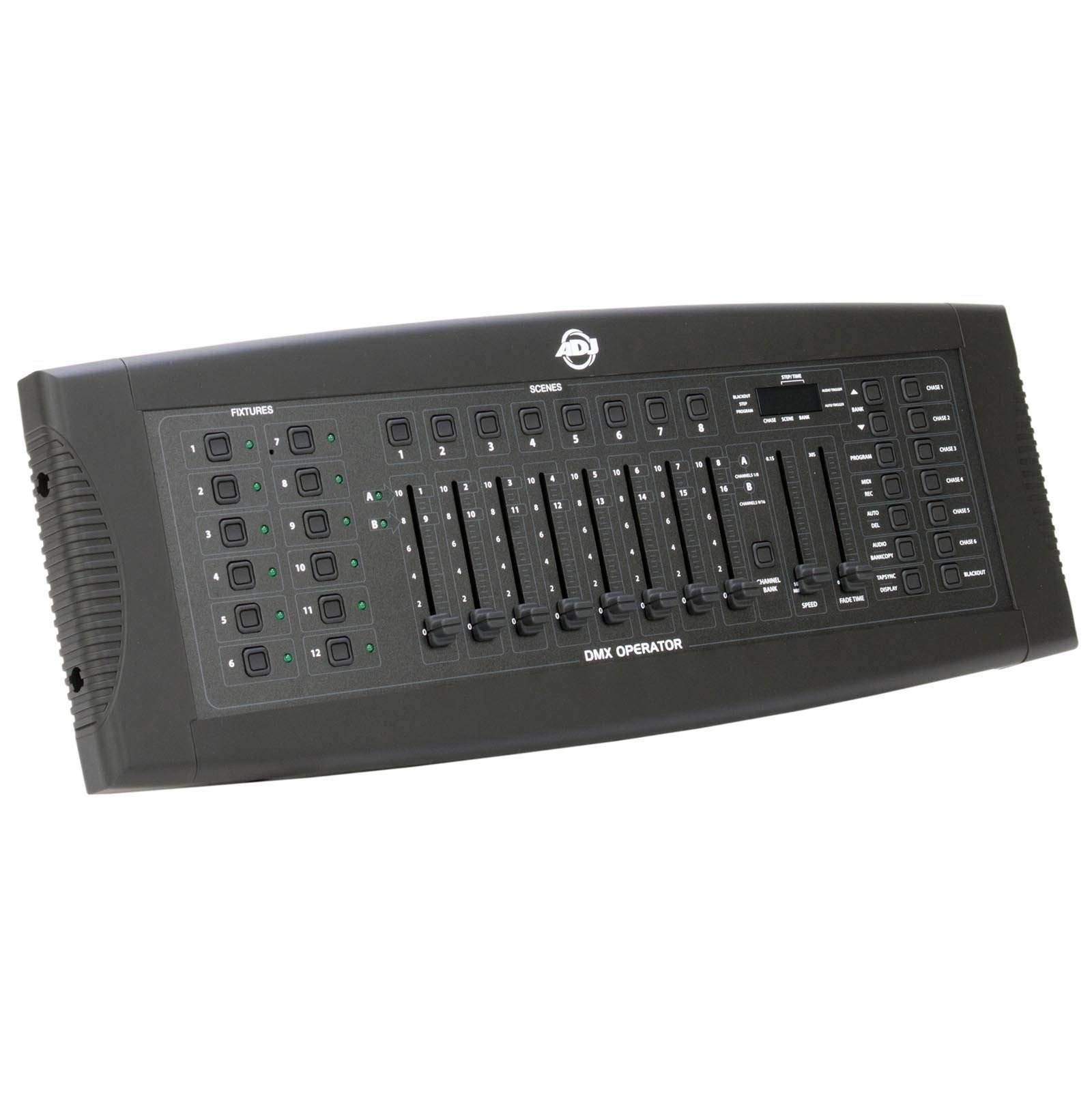 ADJ Products, DMX Operator, 192-Channel DJ DMX 512 with 6 Chase Programs and 8 Fade Switches
