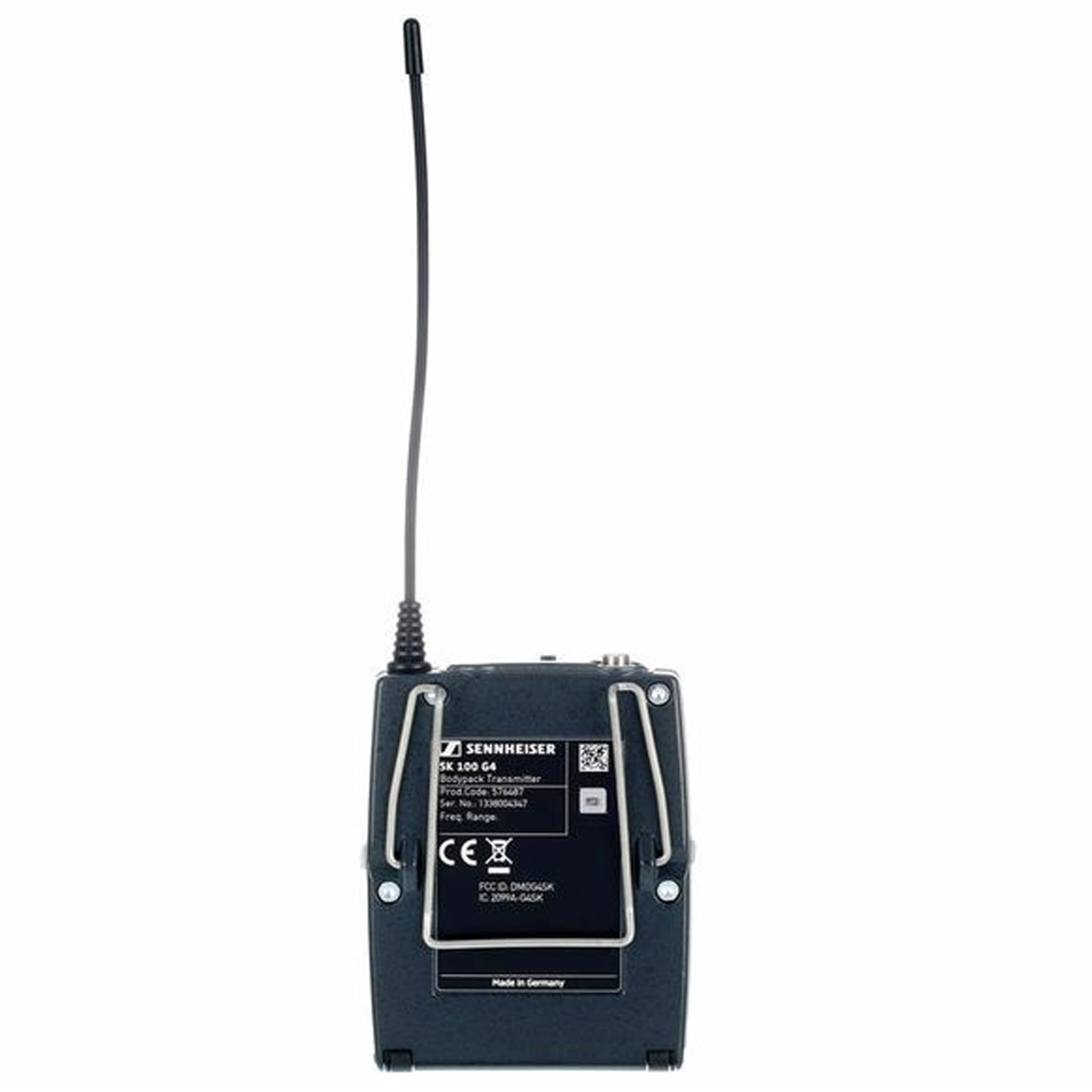 Sennheiser SK 100 G4-G Wireless Bodypack Transmitter with Blucoil AA Batteries (4-Pack) and Liquid Audio Polishing Cloth Bundle