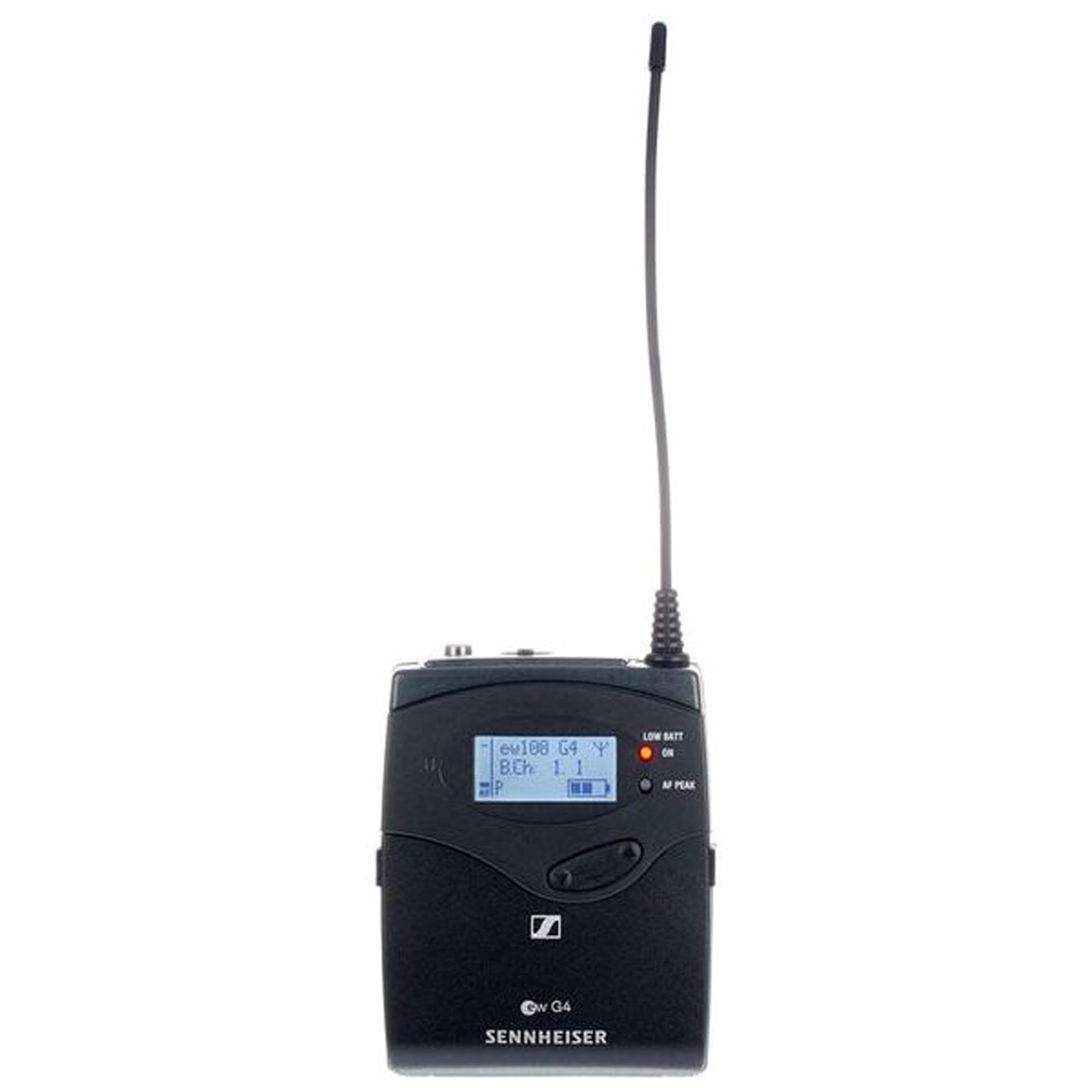 Sennheiser SK 100 G4-G Wireless Bodypack Transmitter with Blucoil AA Batteries (4-Pack) and Liquid Audio Polishing Cloth Bundle