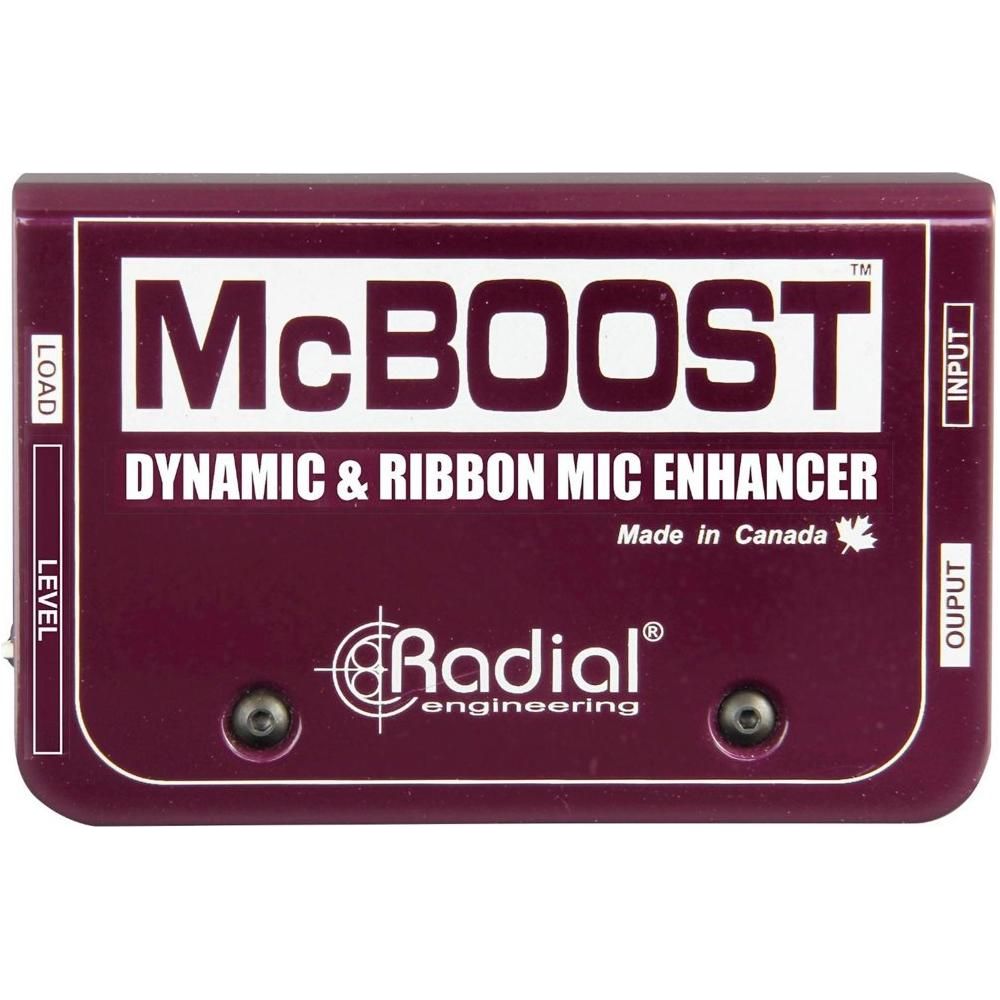 Radial Engineering McBoost Microphone Signal Intensifier 3-position load switch