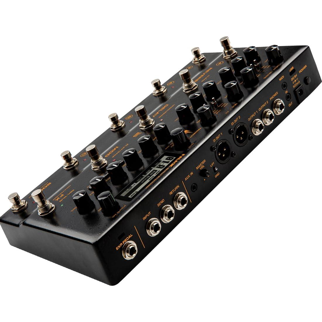 NUX Trident Multi Effects Processors with Adaptor, TSAC-4K Amp Modeling Algorithm, 27 Cab IRs,1024 Sample Resolution