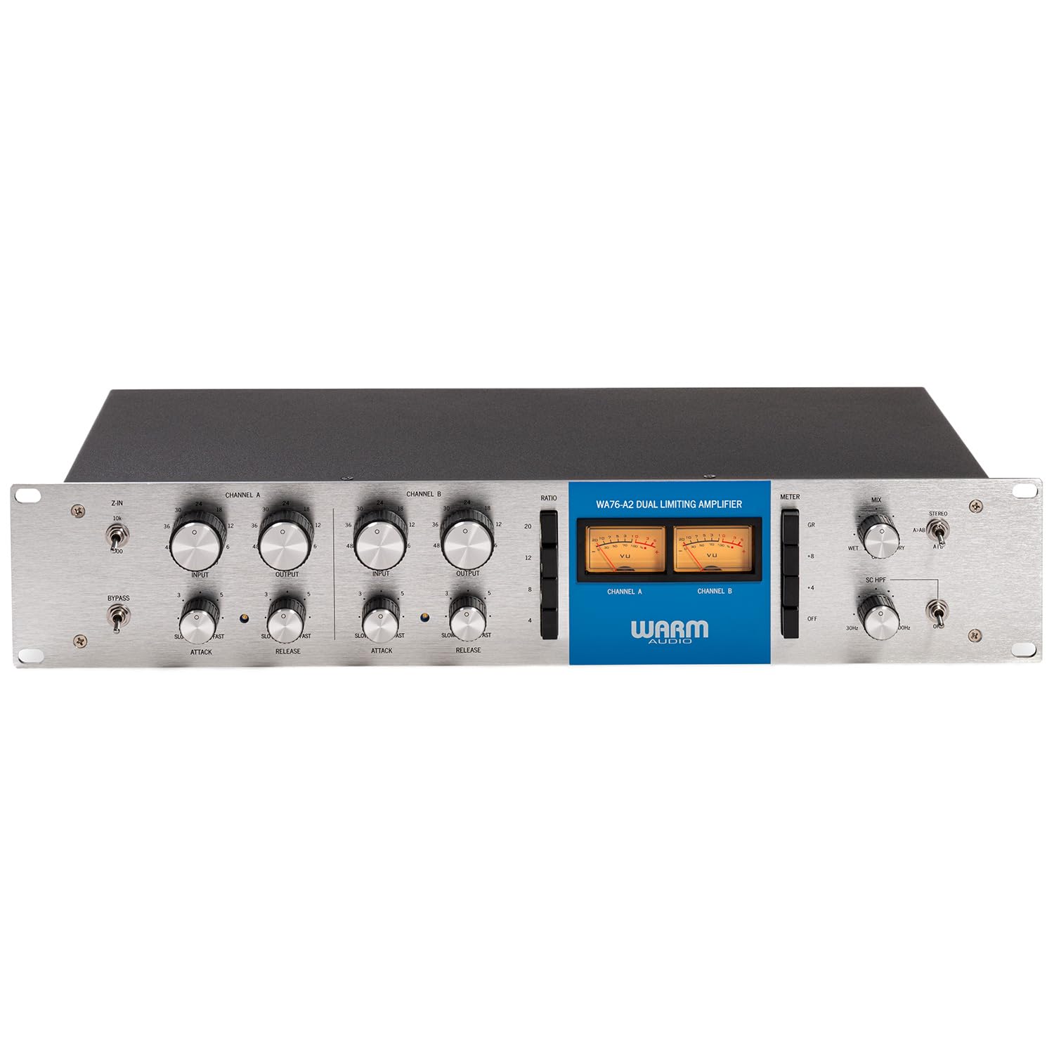 Warm Audio WA76-A2 Dual-channel Vintage-voiced Discrete FET Compressor