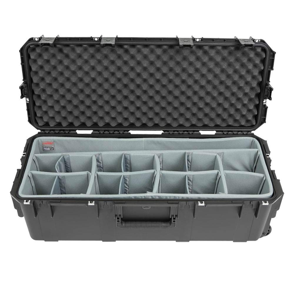SKB iSeries Waterproof Hard Case Ultimate Camera Equipment and Gear Protection with Think Tank Dividers and Nylex Foam Insert, Black