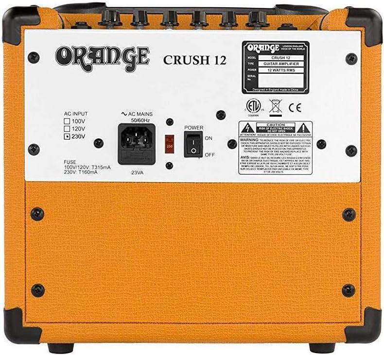 Orange Amps Electric Guitar Power Amplifier, (Crush12)