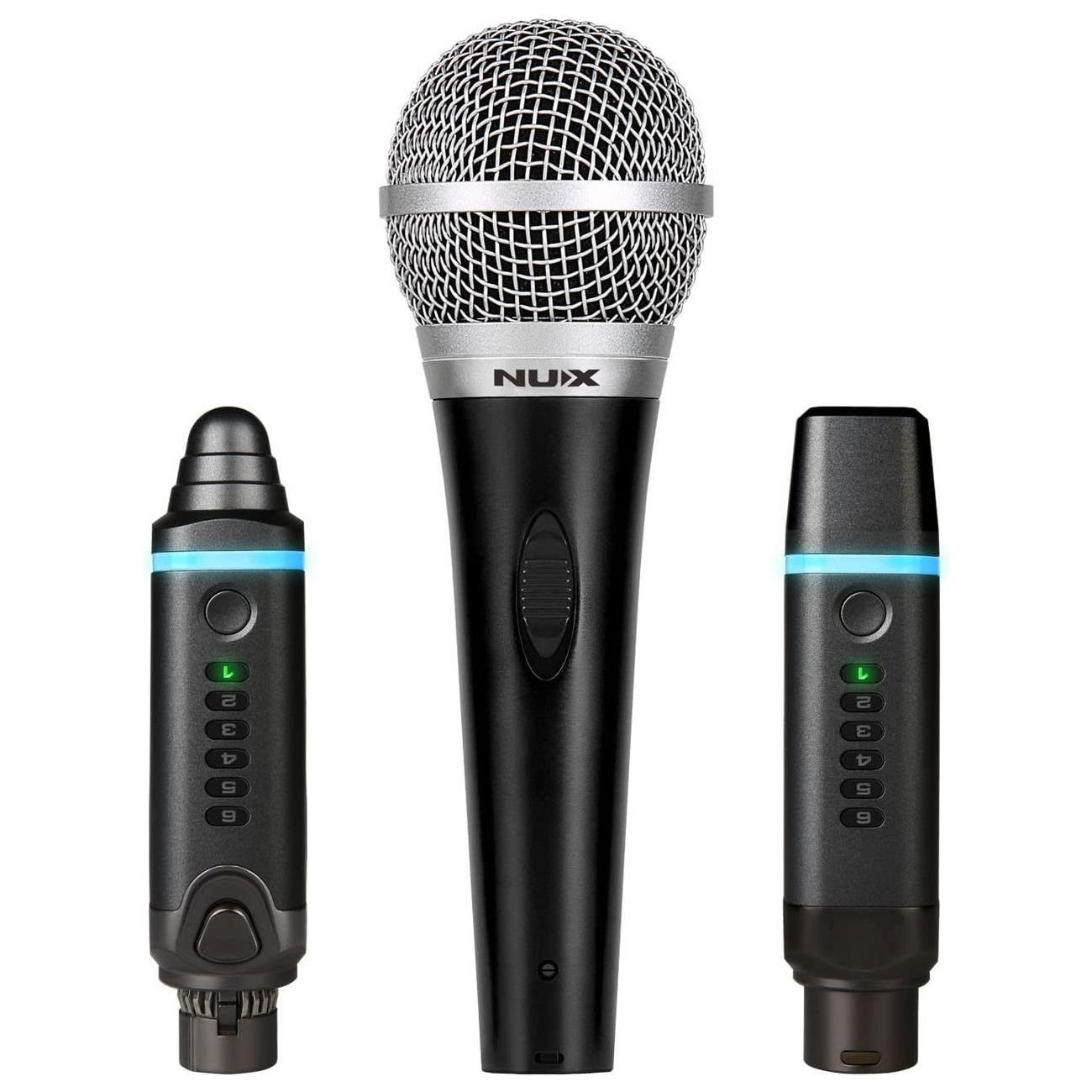 NUX B-3 Plus with Microphone Wireless Microphone System for XLR Dynamic Microphone