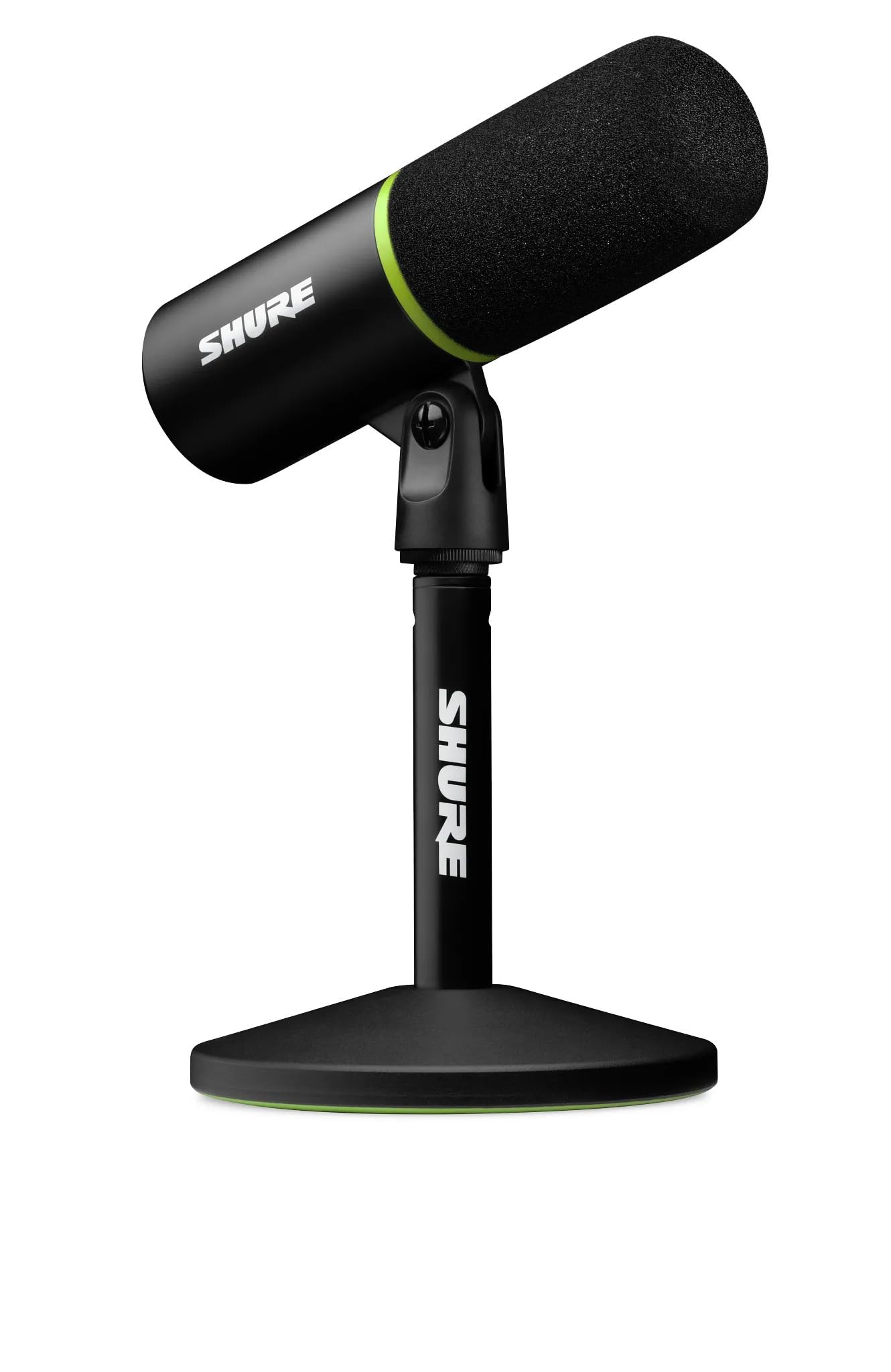 Shure MV6 Gaming Microphone, Dynamic USB PC Mic for Video Games & Streaming - Desktop Stand, Background Noise Cancellation, Tap-to-Mute & 3.5mm Output for Real-Time Headphone Monitoring