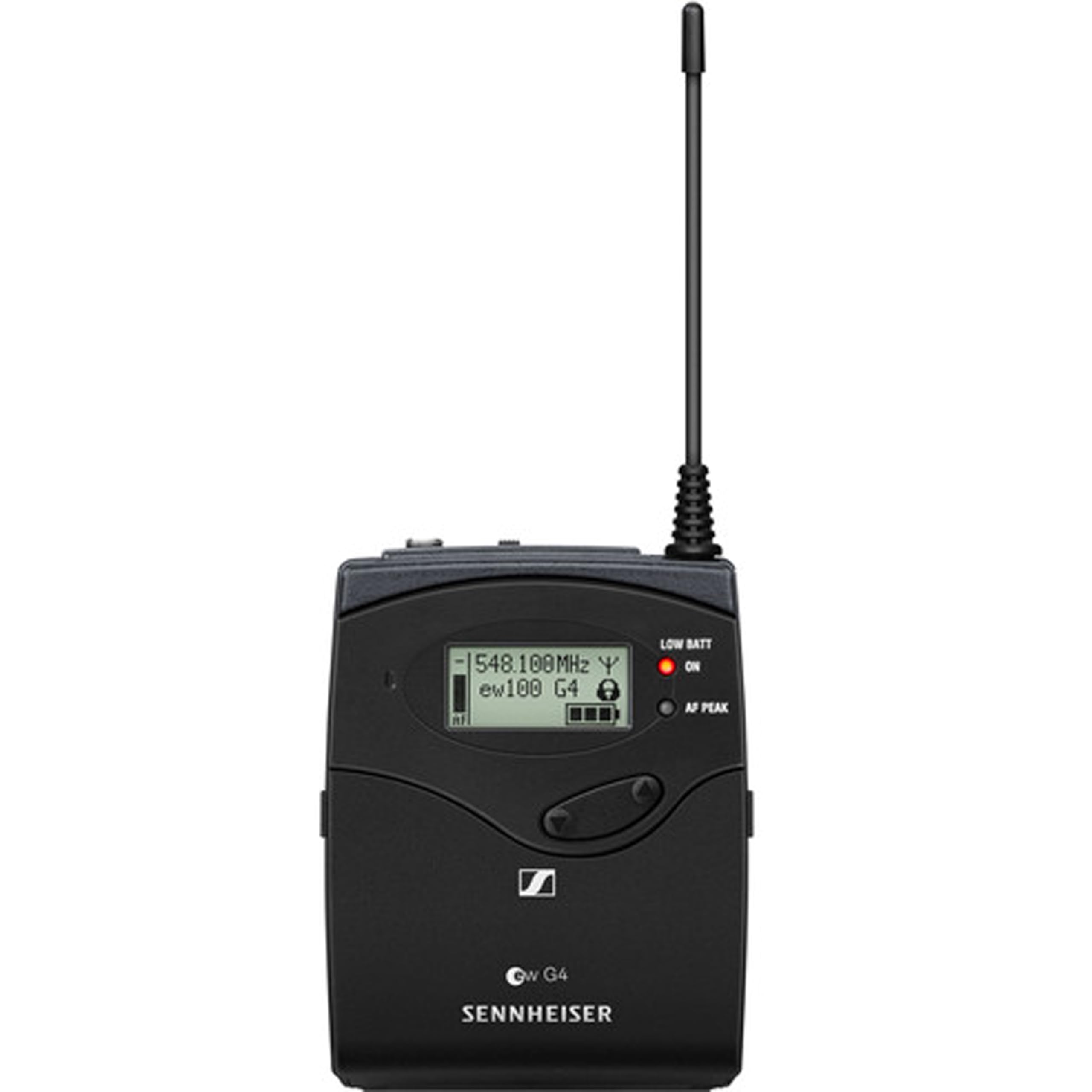 Sennheiser SK 100 G4-A1 Wireless Bodypack Transmitter Bundle w/ 4-Pack Blucoil AA Batteries and Liquid Audio Polishing Cloth