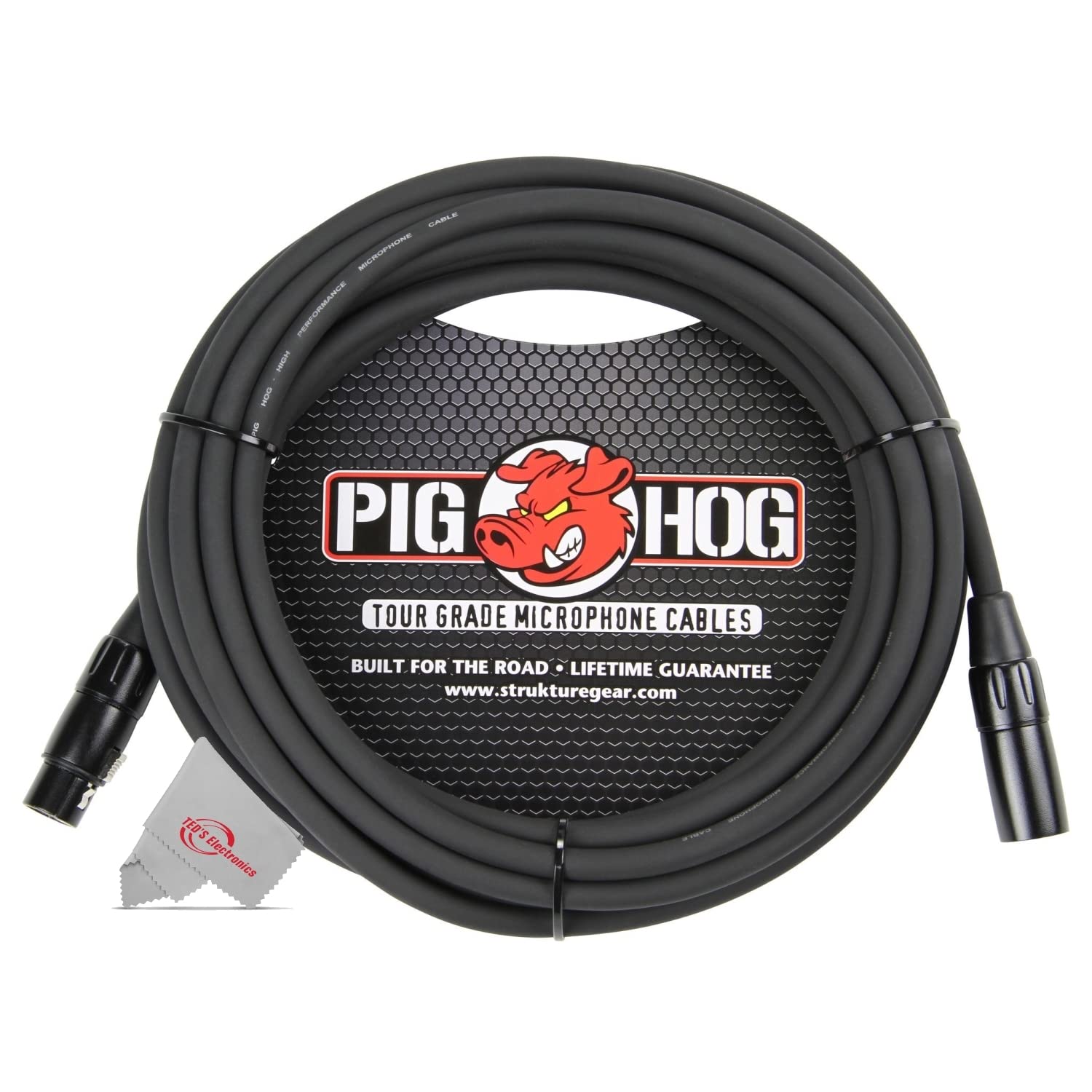 Pig Hog PHM20 20' XLR Cable 2 pack, Speaker