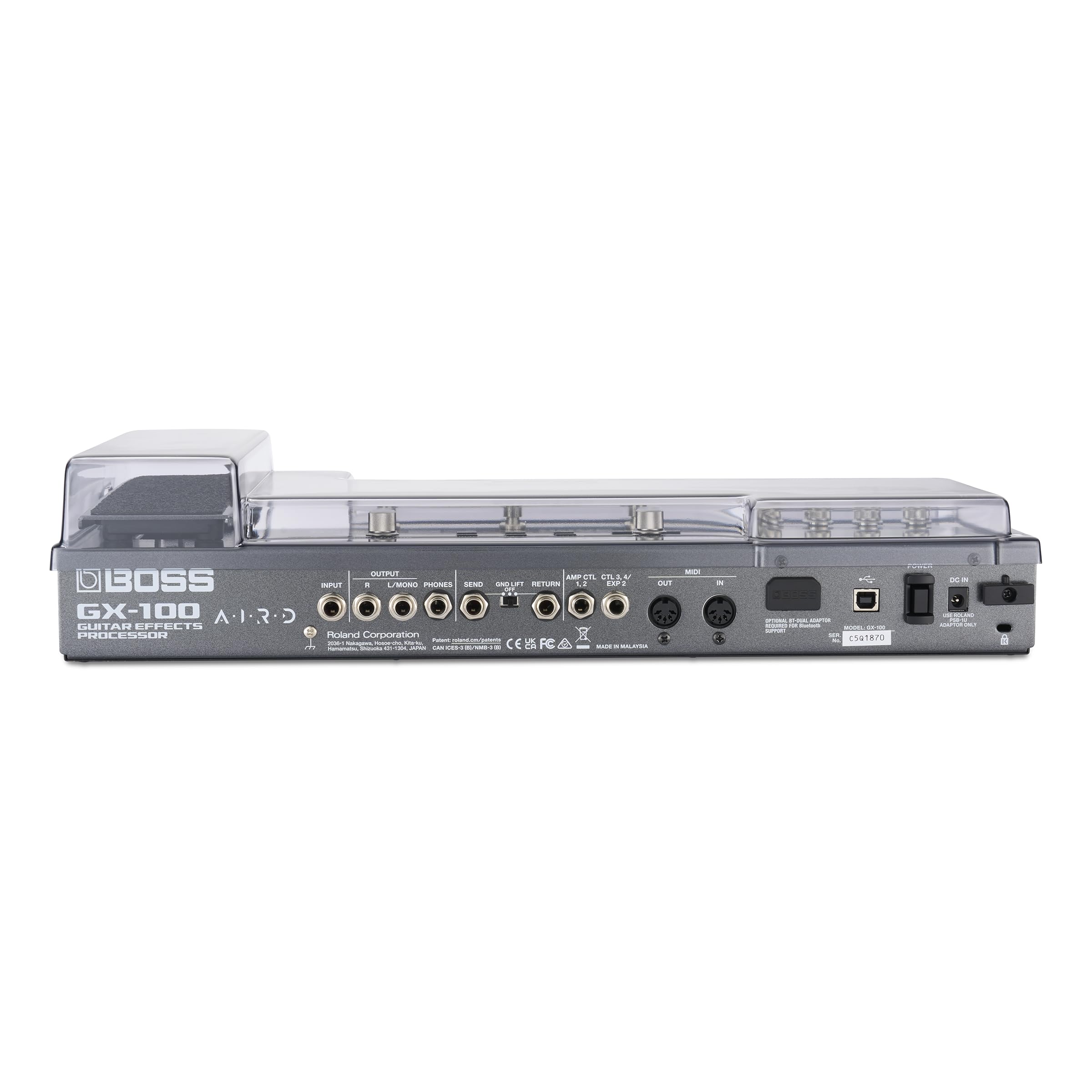 Decksaver Polycarbonate Cover Compatible with Boss GX-100