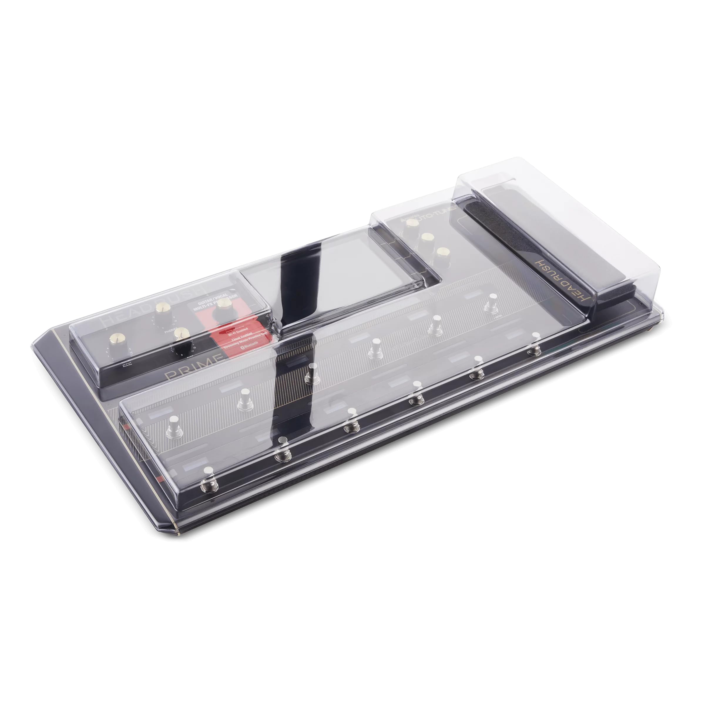 Decksaver Super Strong Polycarbonate Custom Fit Cover Compatible with Headrush Prime Multi-Effects Processor Pedal, Guitar FX Pedal Cover for Travel and Everyday Protection