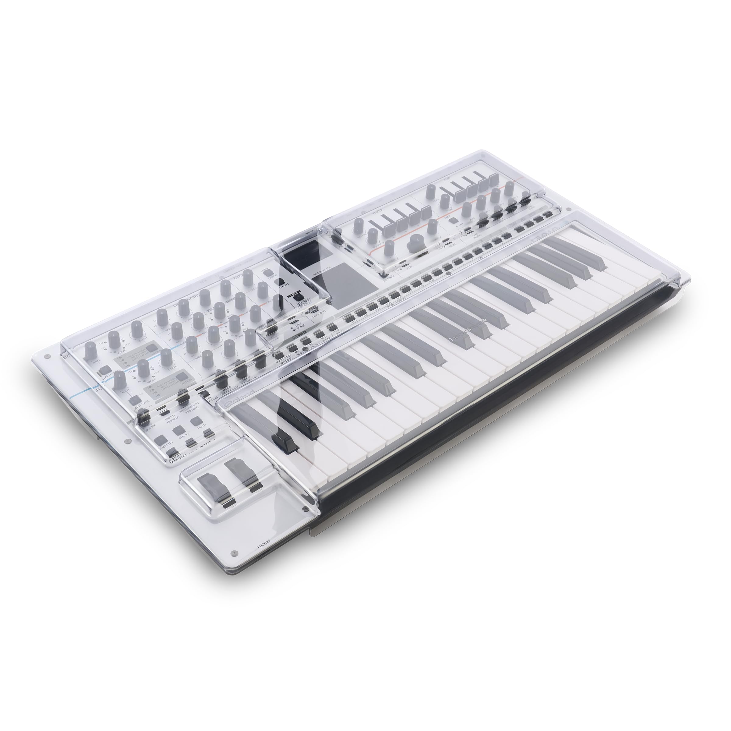 Decksaver Super Strong Polycarbonate Custom Fit Cover Compatible with Roland GAIA 2, Dust Cover for Travel and Everyday Protection