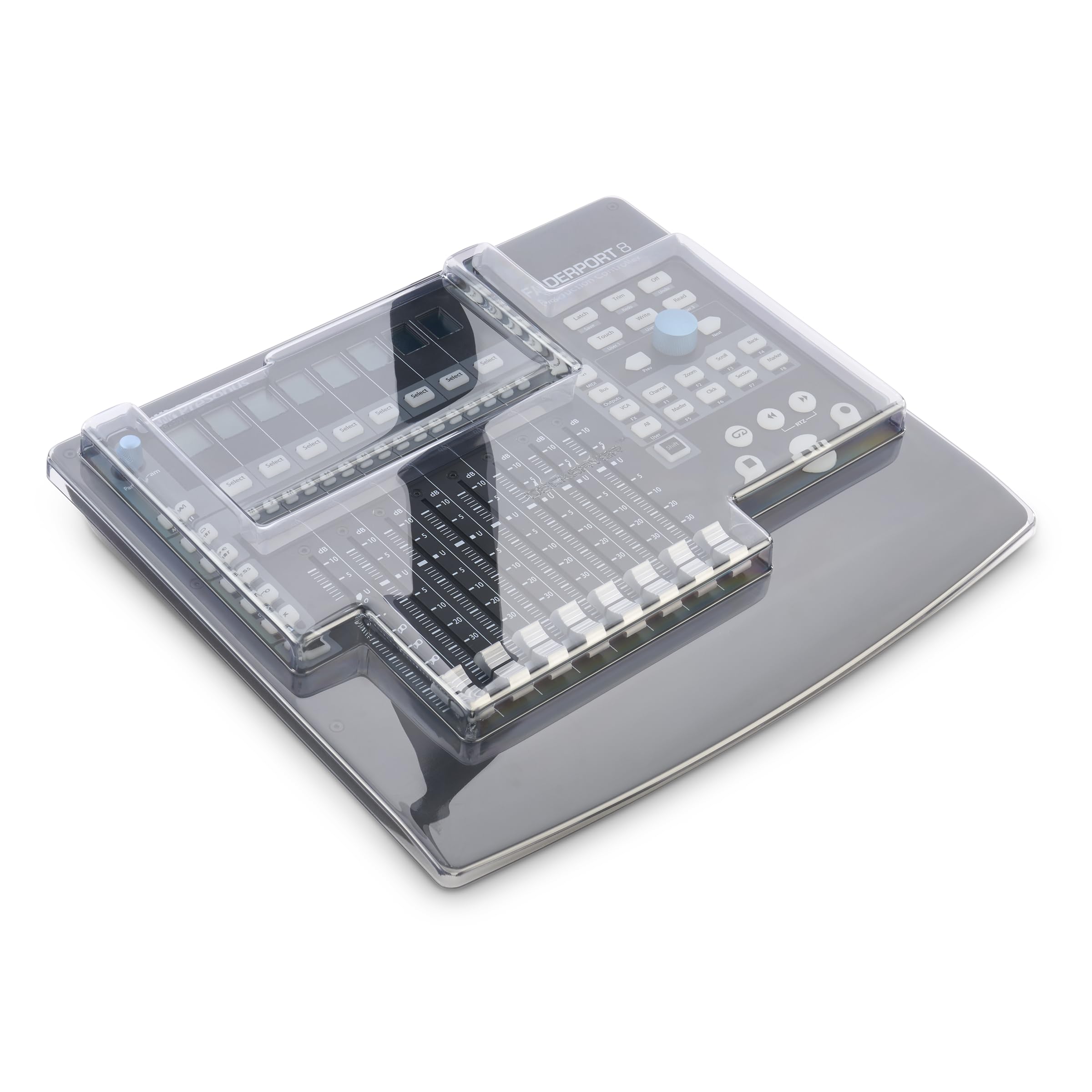 Decksaver Super Strong Polycarbonate Custom Fit Cover Compatible with Presonus FaderPort 8, Dust Cover for Travel and Everyday Protection