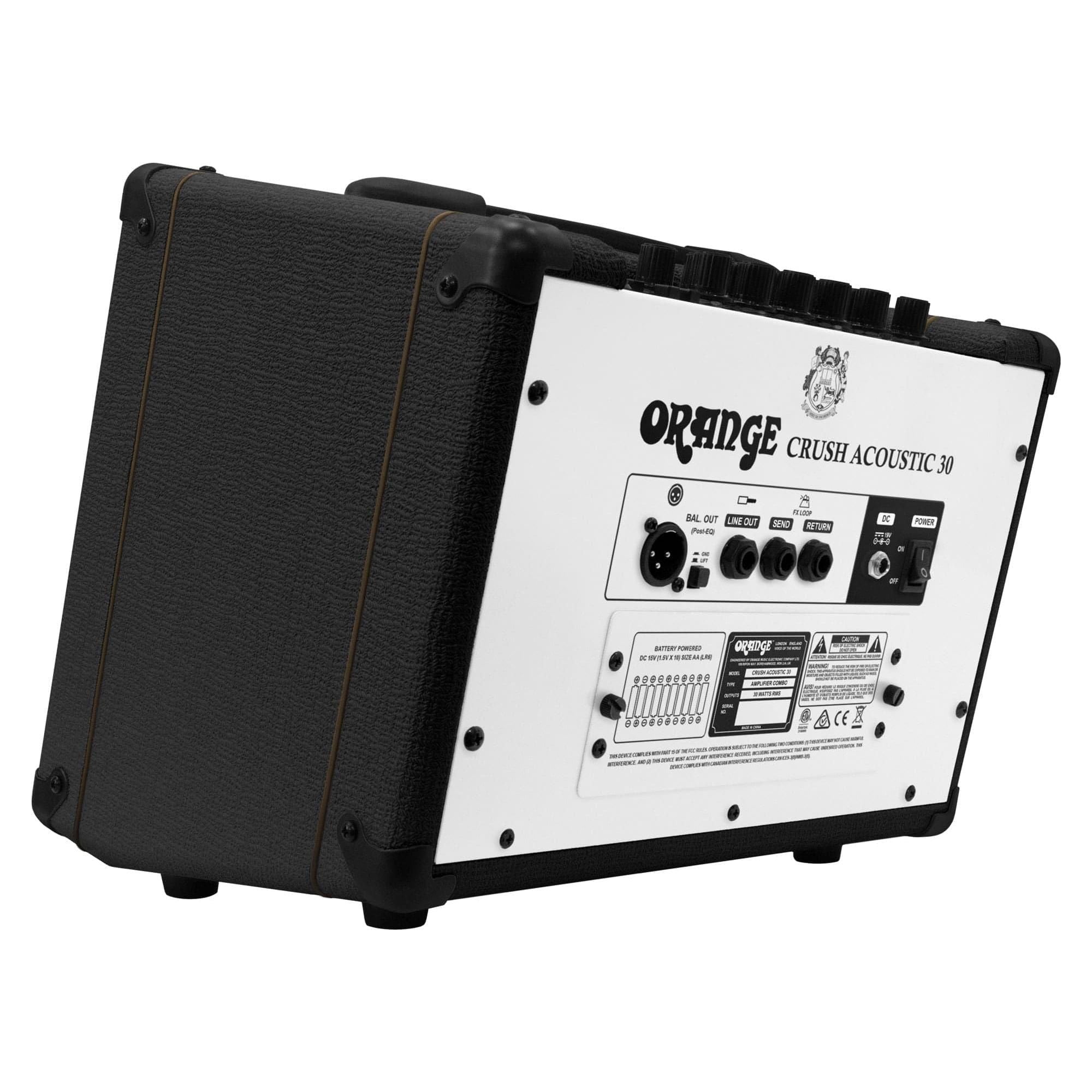 Orange Crush Acoustic 30 1x8 Acoustic Combo Amp Black