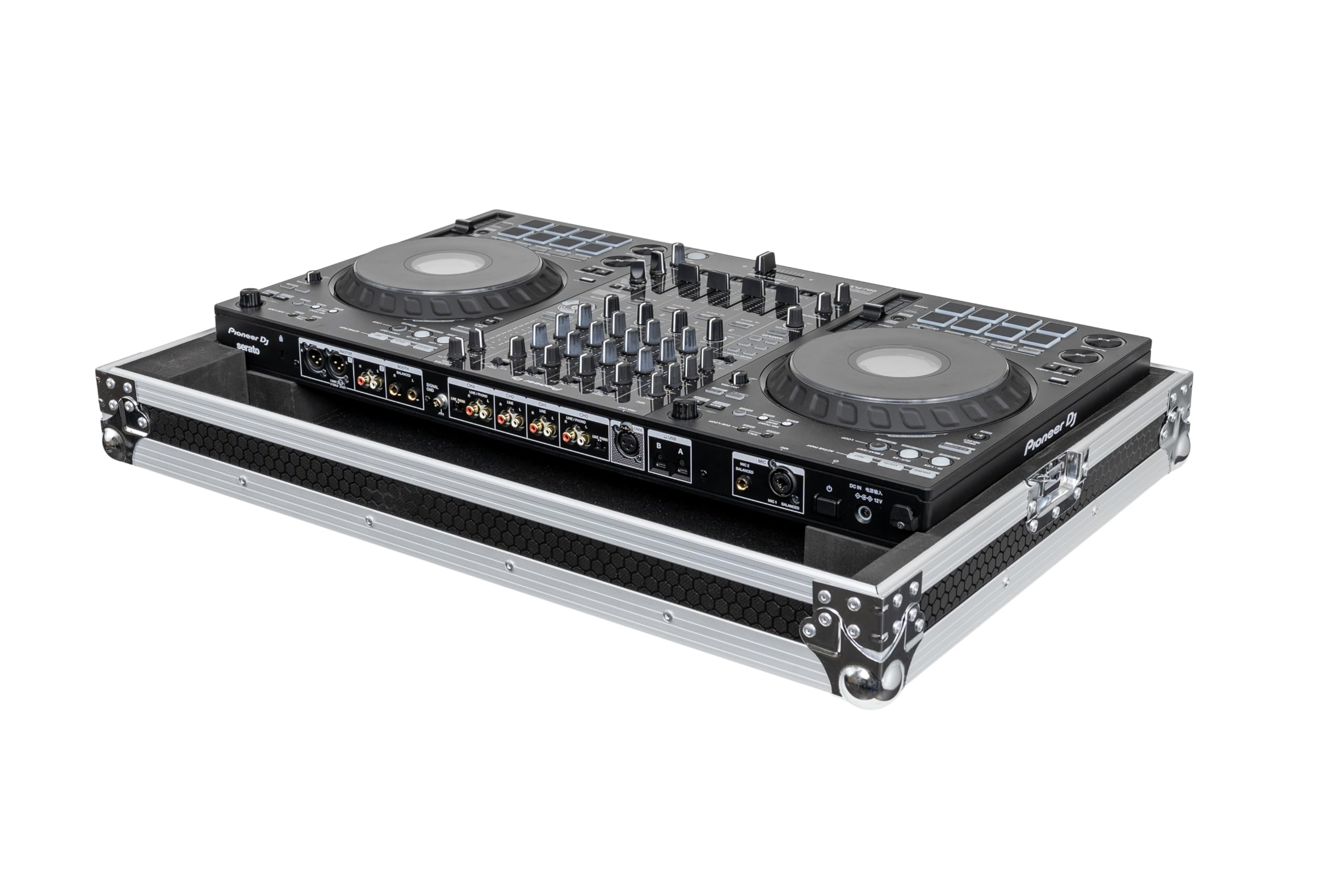Headliner Low Profile Flight Case Compatible with Pioneer DJ DDJ-FLX10; Compact, Custom Fit DJ Controller Case, Rugged Design - Ideal for DJs On the Road