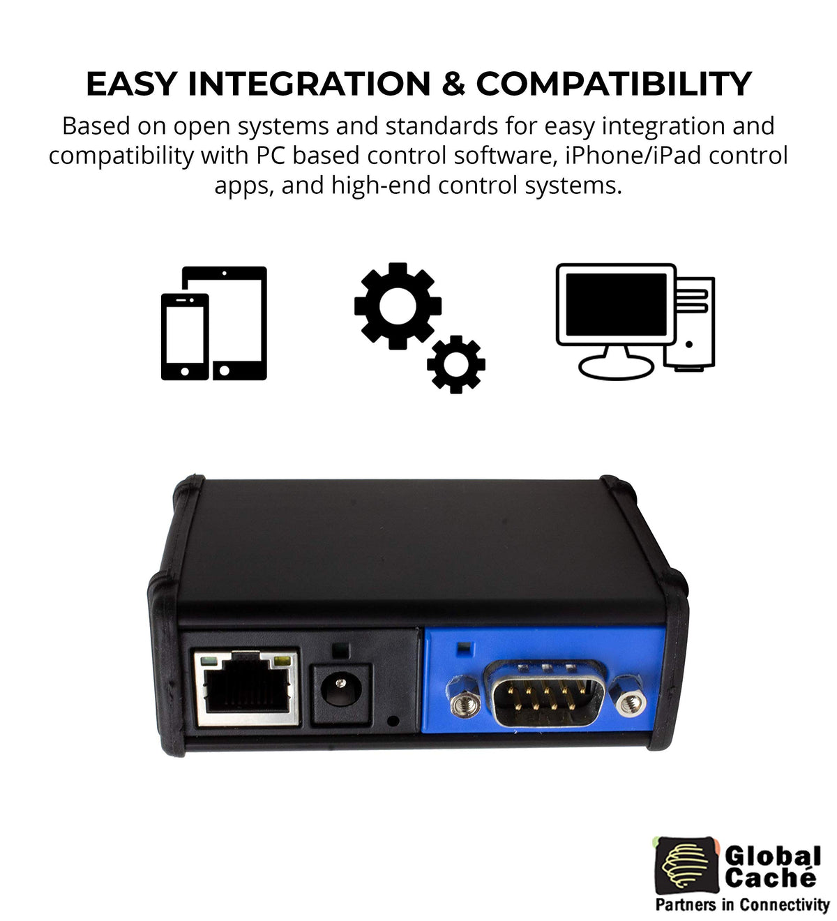 Ip To Serial Global Caché IP2SL-P iTach TCP/IP to Serial Converter with Power Over ...