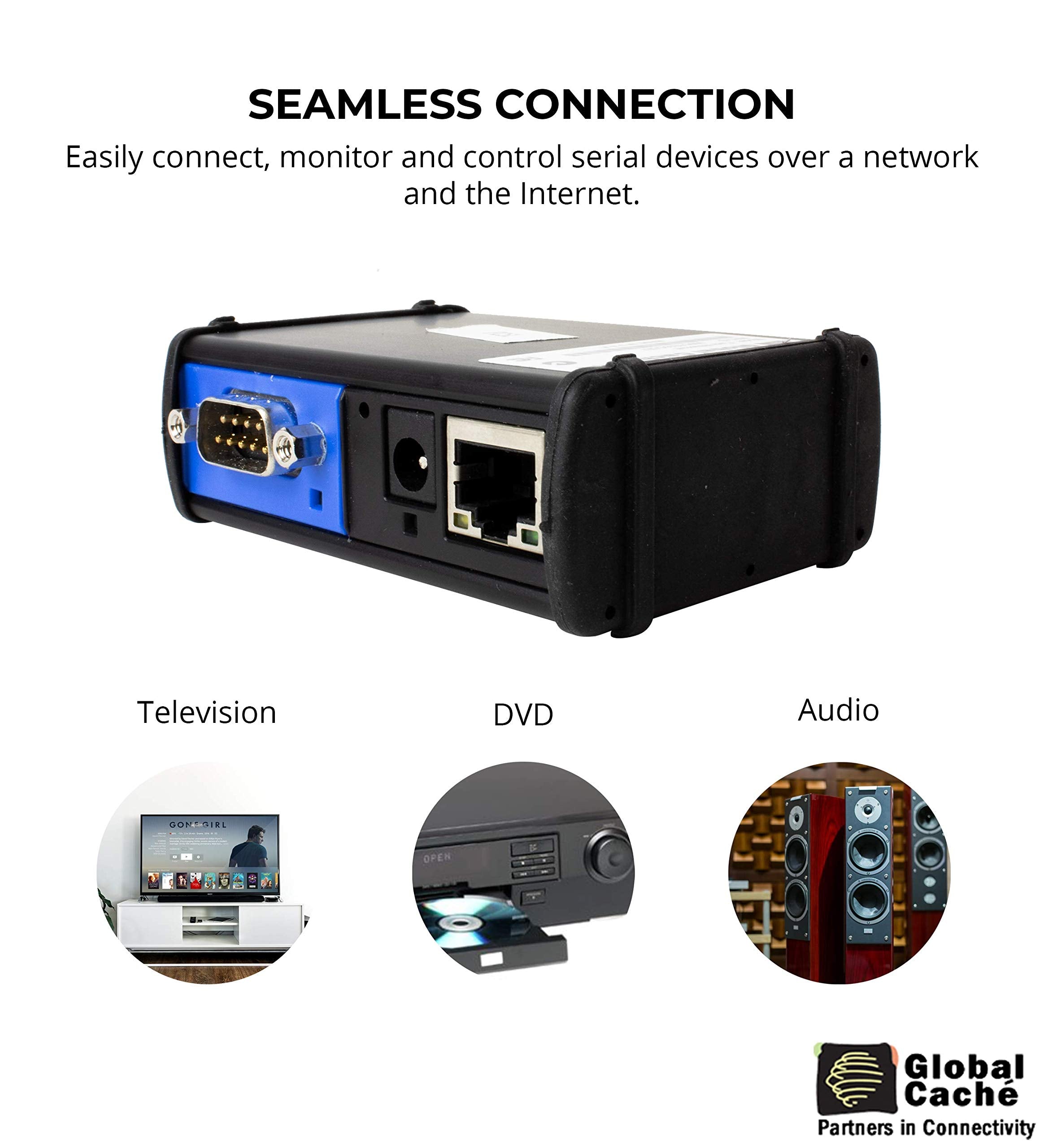 Gobal Cache Global Caché IP2SL iTach TCP/IP to Serial Converter - Connects RS232 ...