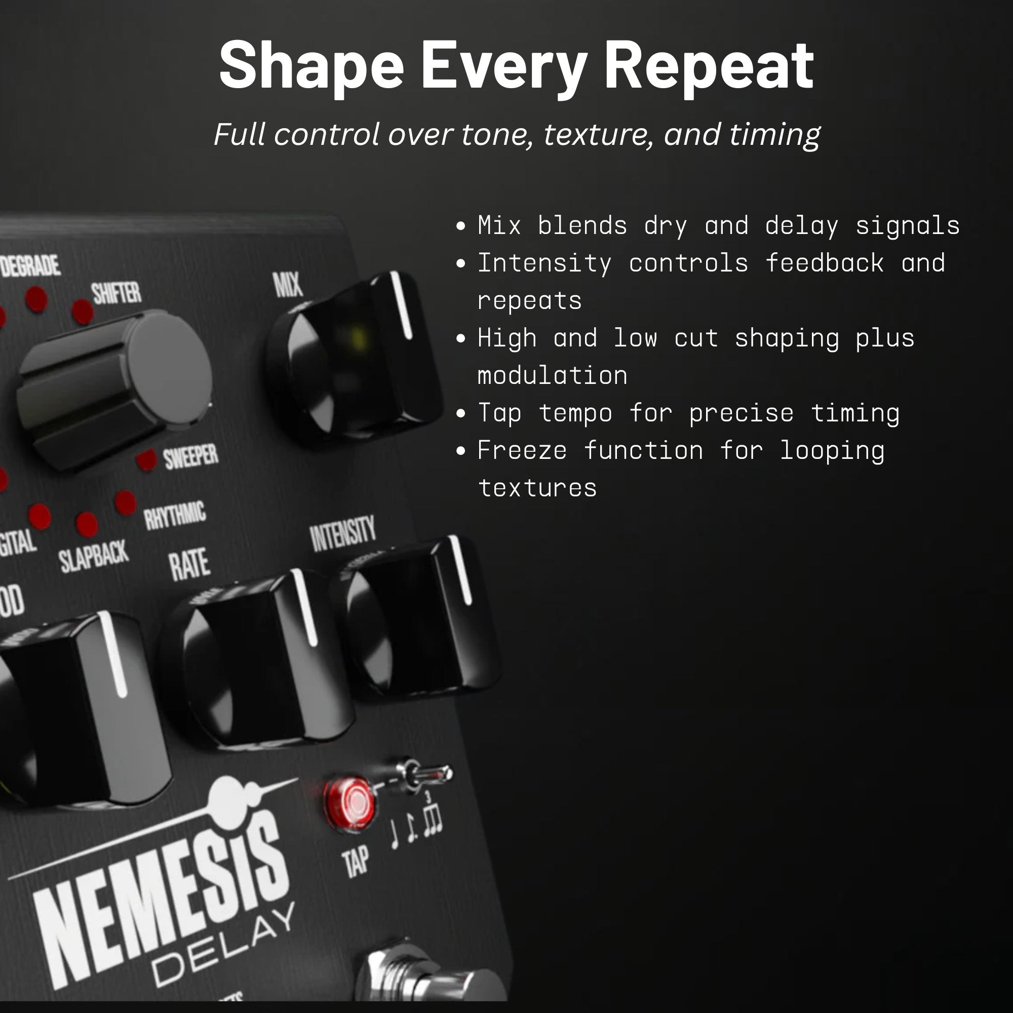 Source Audio Nemesis ADT Delay Pedal