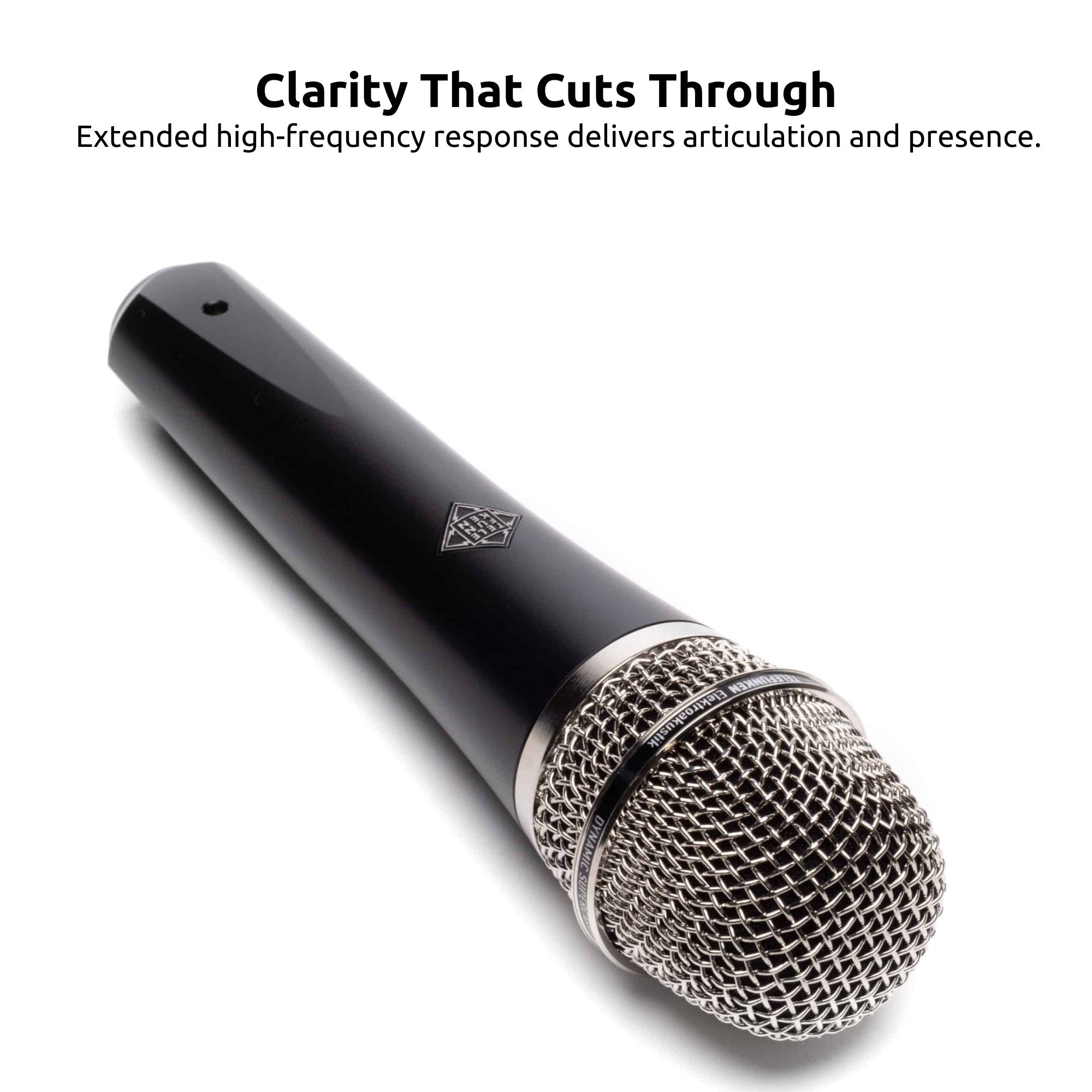 TELEFUNKEN M80 Dynamic Microphone; Black