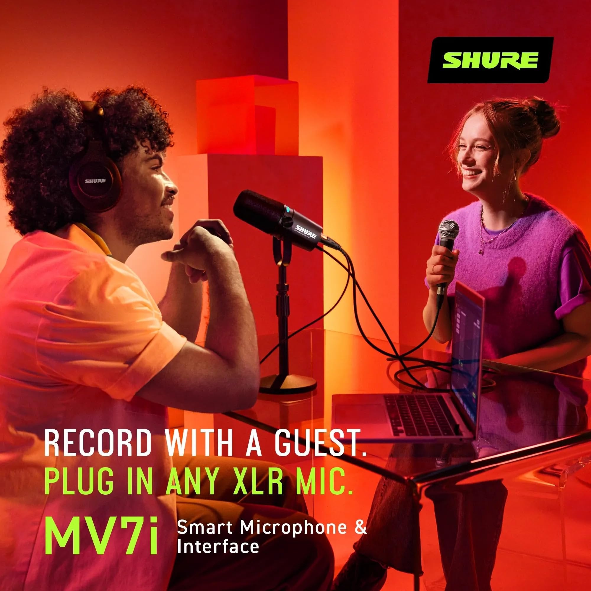 Shure MV7 USB Podcast Microphone - Silver