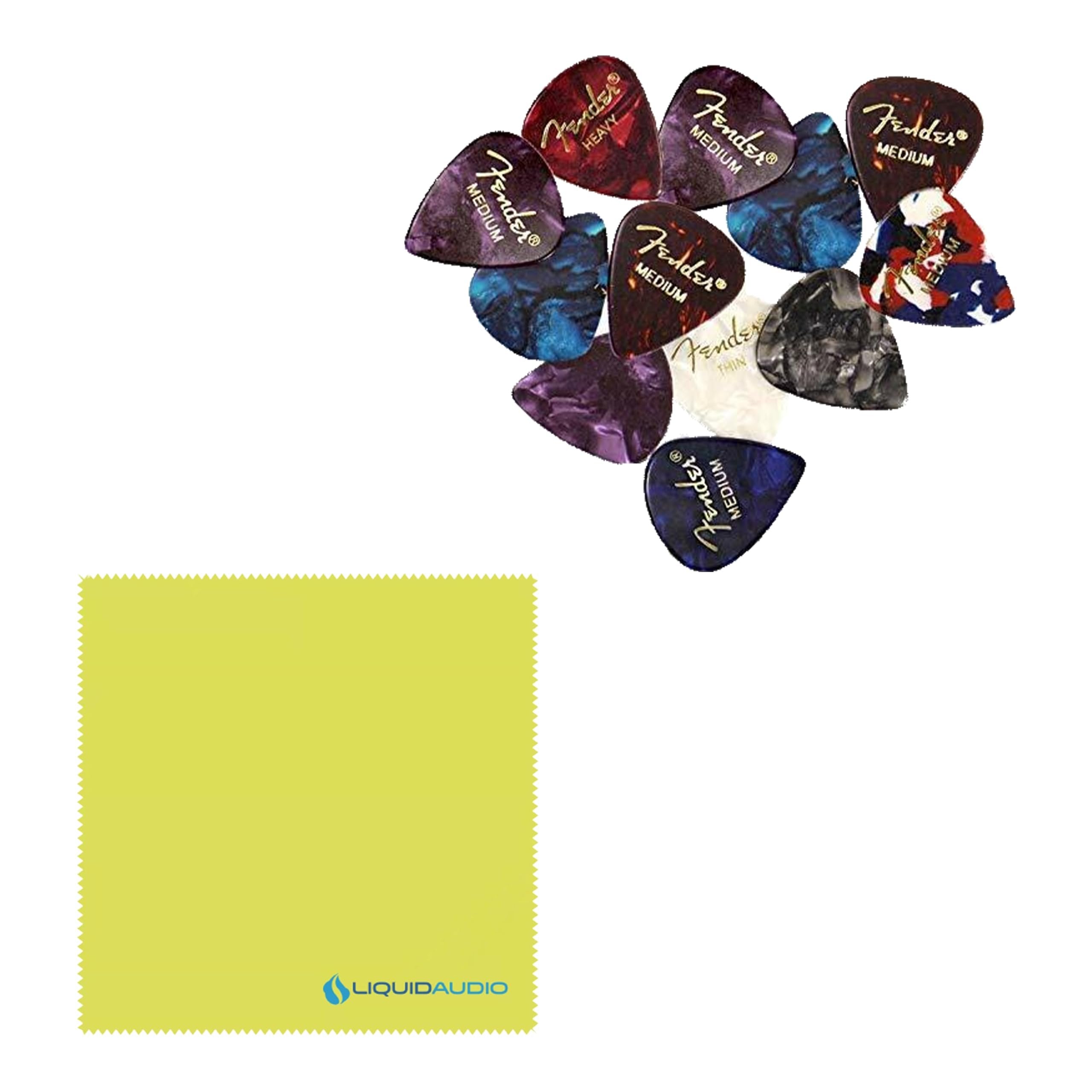 Squier Mini Stratocaster Left-Handed Electric Guitar Black Bundle with 12 Guitar Picks & Polishing Cloth – Laurel Fingerboard, 3/4-Size Body, Hardtail Bridge, Classic Strat Tone & Playability