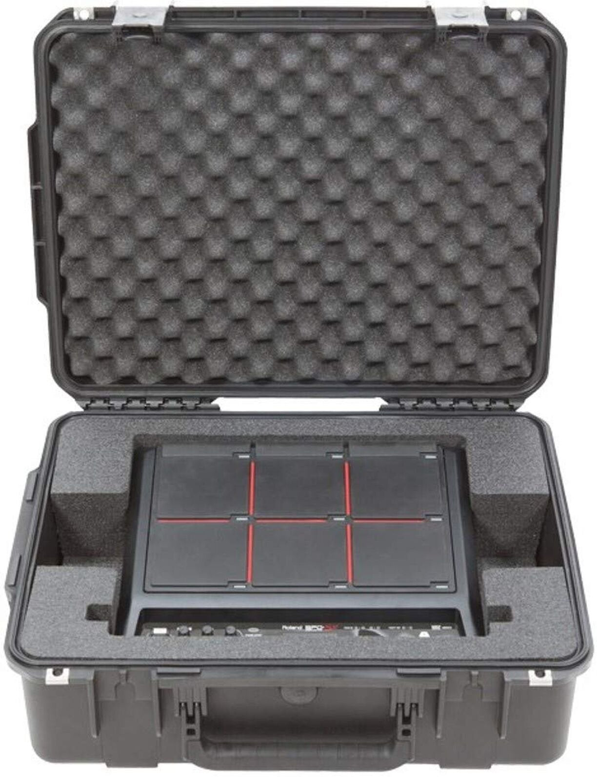 SKB iSeries Roland SPD-SX Drum Multi Pad Hard Case, Waterproof Polypropylene Shell with Foam, Trigger Latch and Lock Loops for Travel Use