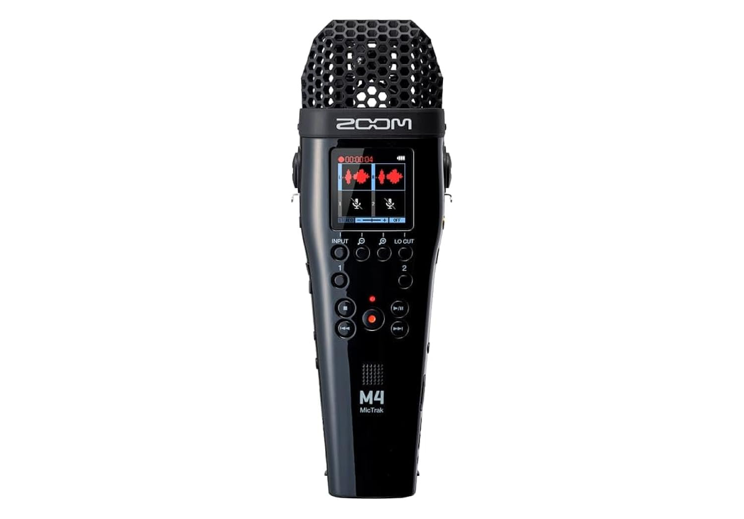 Zoom M4 MicTrak Handheld Recorder for Musicians, Podcasters & Filmmakers with X/Y Microphones, 2 XLR/TRS Inputs, 4 Tracks of 32-Bit Float Recording, & USB Audio Interface