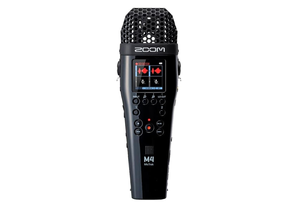 Zoom M4 MicTrak Handheld Recorder for Musicians, Podcasters & Filmmakers with X/Y Microphones, 2 XLR/TRS Inputs, 4 Tracks of 32-Bit Float Recording, & USB Audio Interface