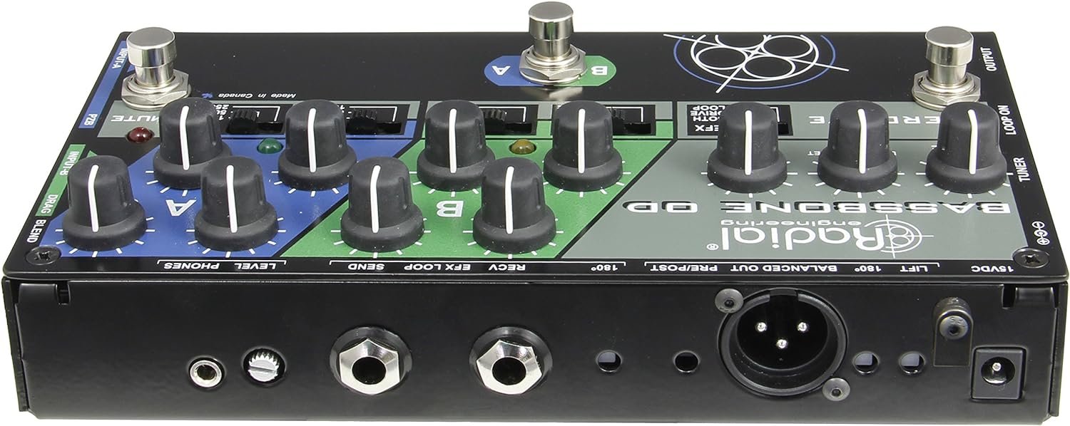 Bassbone OD Guitar Effects Switcher - Black