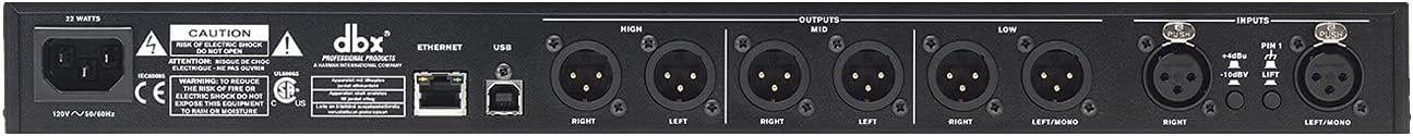 dbx DriveRack PA2 2x6 PA Management Processor with Display and USB