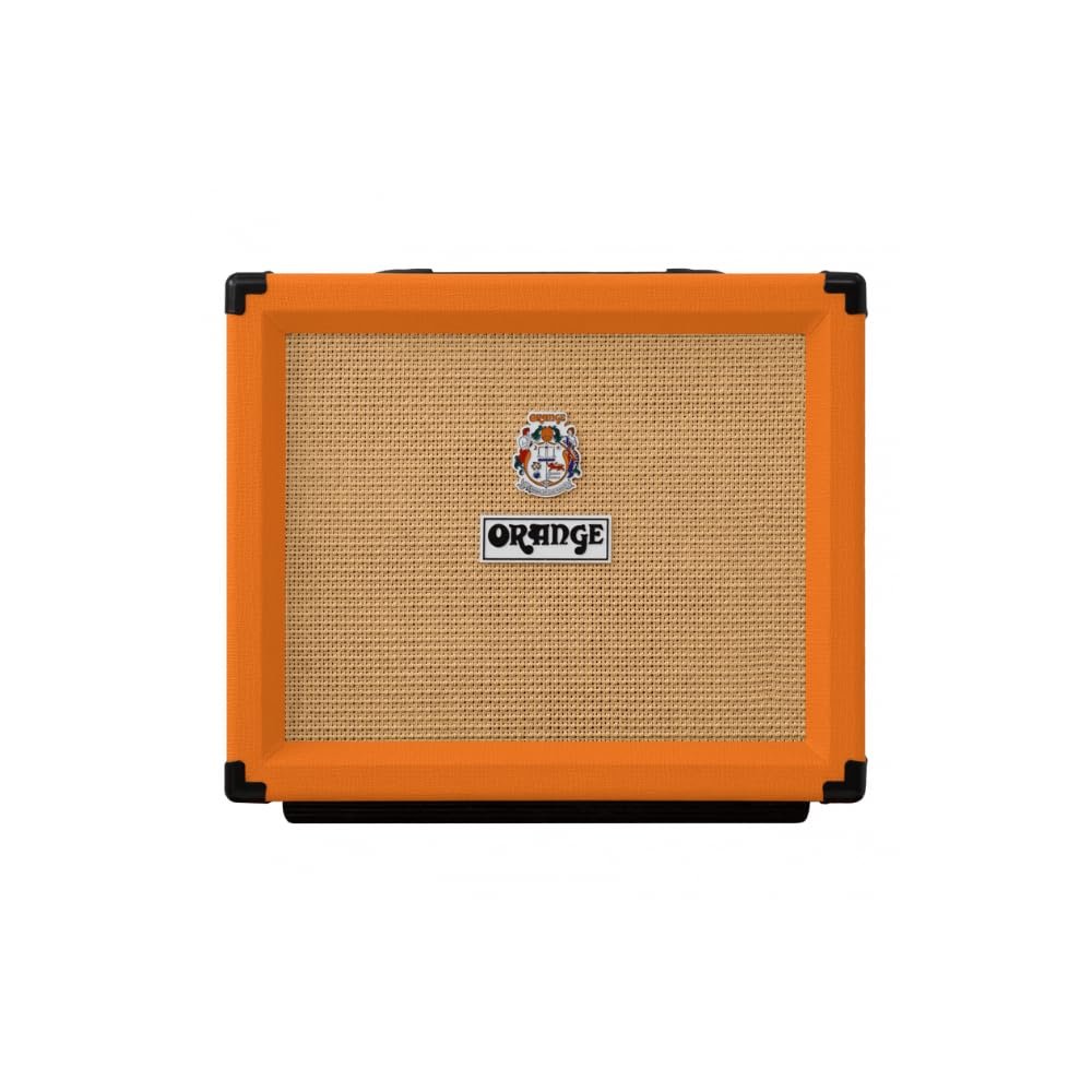 Orange Amps Rocker 15 1x10 15-watt Tube Combo Orange Bundle w/Pig Hog Orange Crème 2.0 Instrument Cable, Power Supply AC Adapter, 12x Fender Picks & Liquid Audio Polishing Cloth