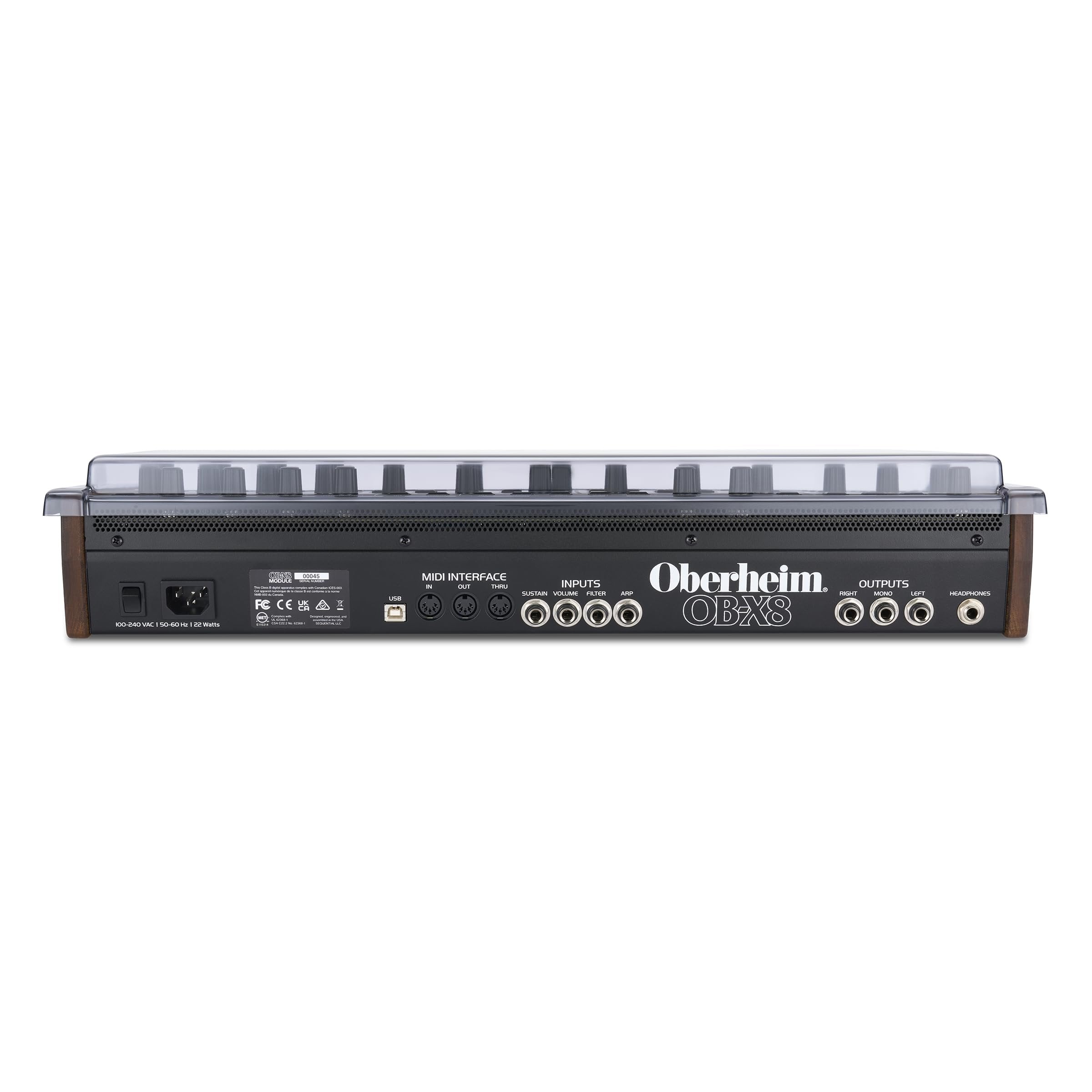 Decksaver Polycarbonate Cover Compatible with OB-X8 Desktop (Soft-Fit)