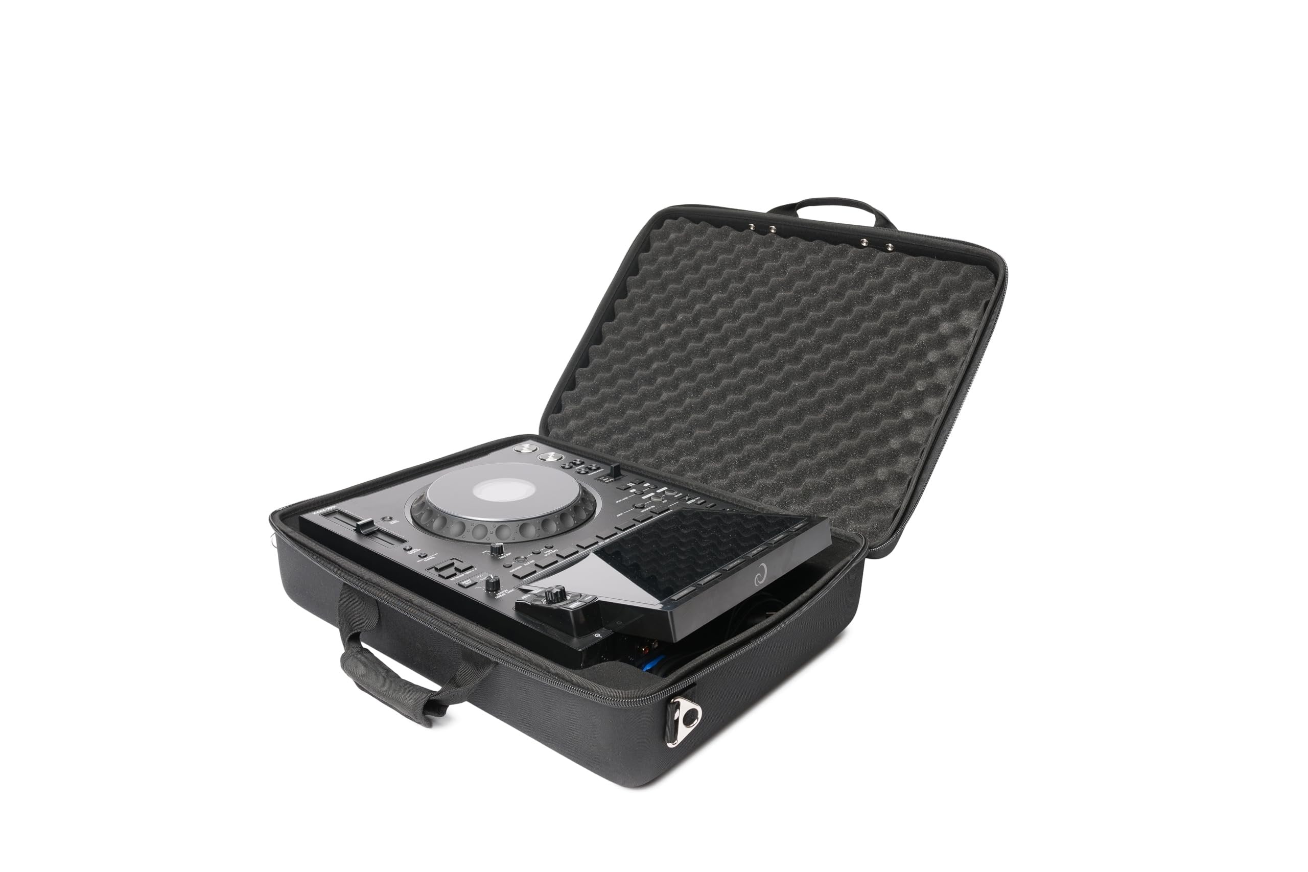 Magma Lightweight CTRL Case Compatible with AlphaTheta CDJ-3000X, Euphonia, Pioneer DJ CDJ-3000, CDJ-2000 NXS2, DJM-900, Xone and more; Molded Hardshell Travel Case for Everyday Protection