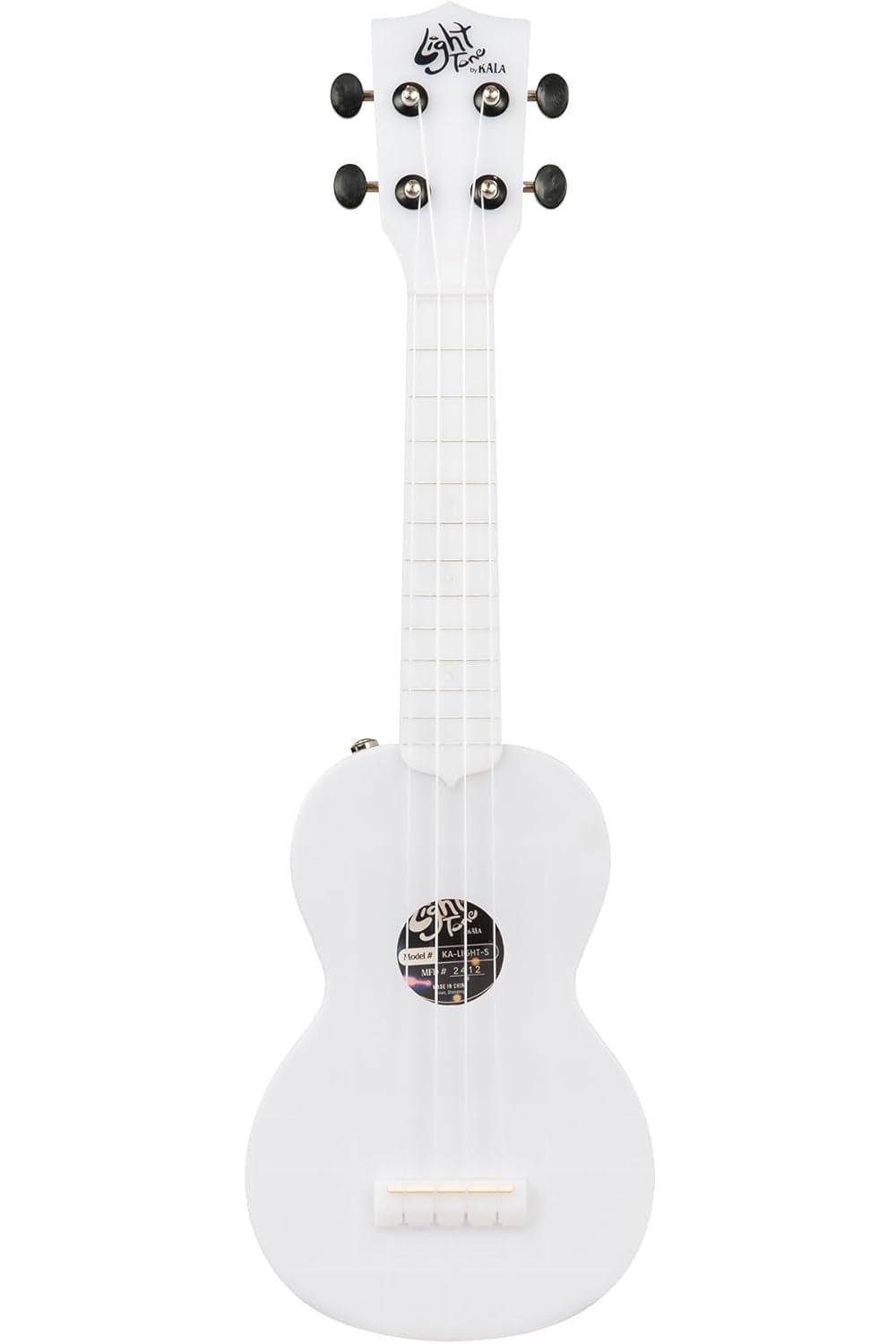 Kala Light Tone™ Color-Changing Light-Up Soprano Ukulele – LED Ukulele with 10 Light Modes, USB-C Rechargeable, ABS Body, Aquila Strings, Beginner-Friendly Ukulele