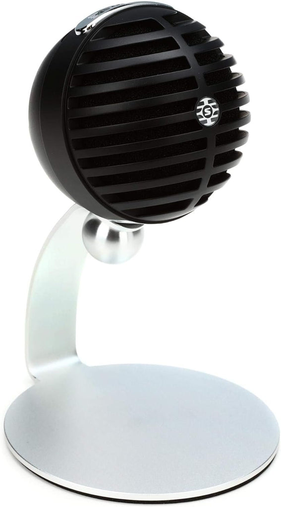 Shure MV5 Series USB Digital Condenser Microphone for Recording, Streaming, Podcasting, and Voice Communication