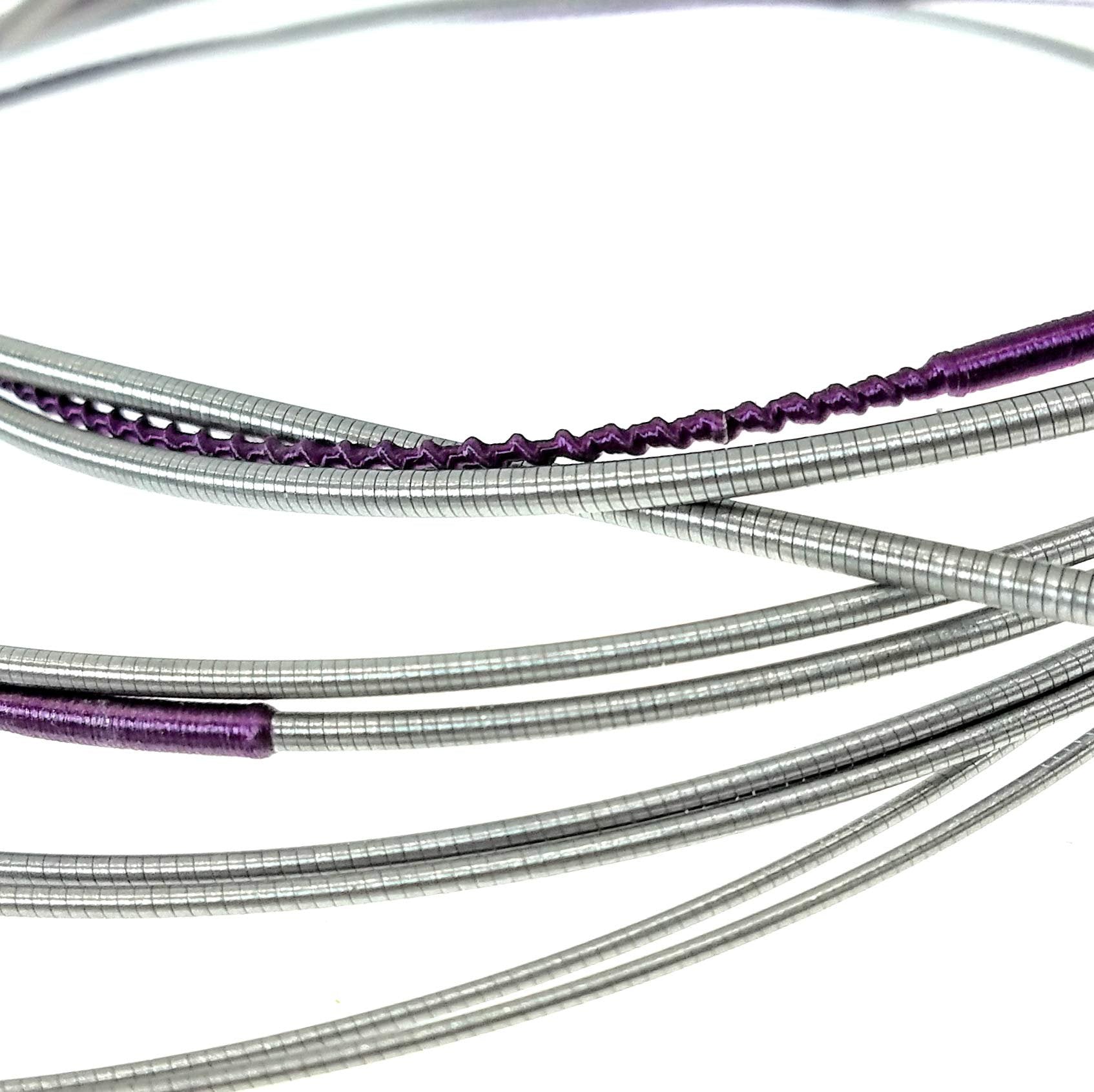 GHS Strings 3025 4-String Bass Precision Flats, Stainless Steel Flatwound Bass Strings, 38" Winding, Light (45-95)