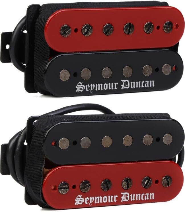 Seymour Duncan Black Winter Humbucker Pickup Set - Red/Black Zebra