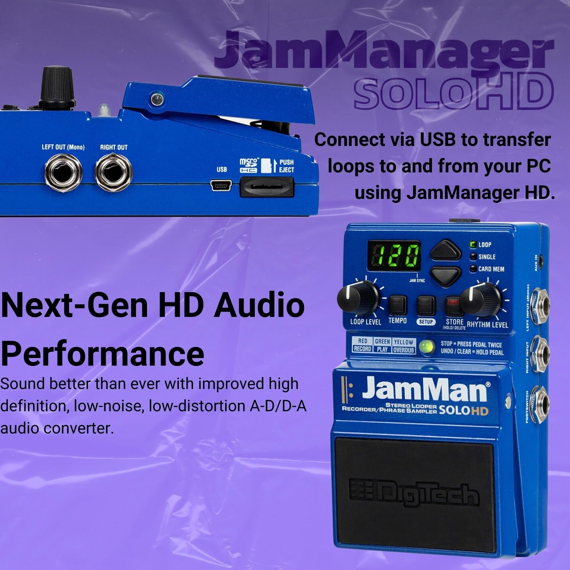 Digitech JAMMAN-SOLO-HD JamMan® Solo HD