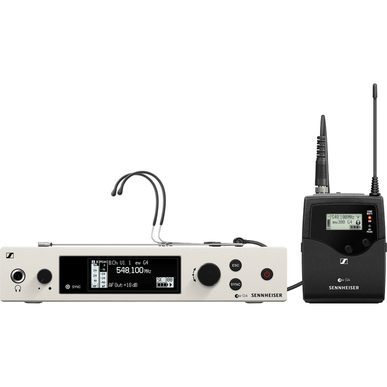 Sennheiser EW 300 G4-ME2-RC Wireless Lavalier Microphone System GW1 Band New