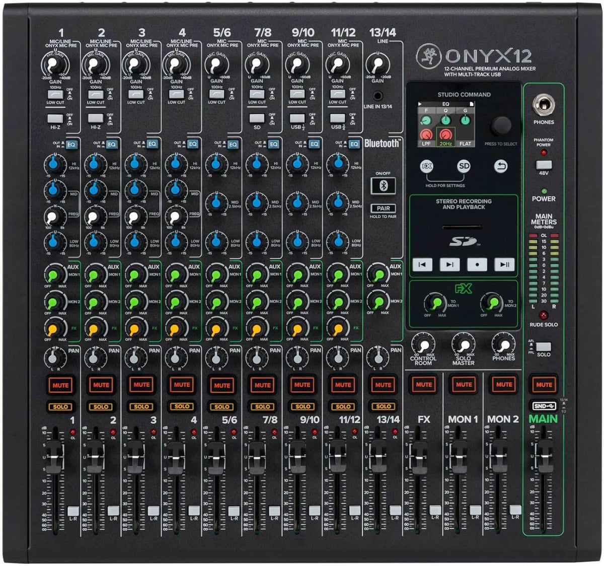 Mackie Onyx Analog Mixer with Multitrack USB – Multiple Channel Options
