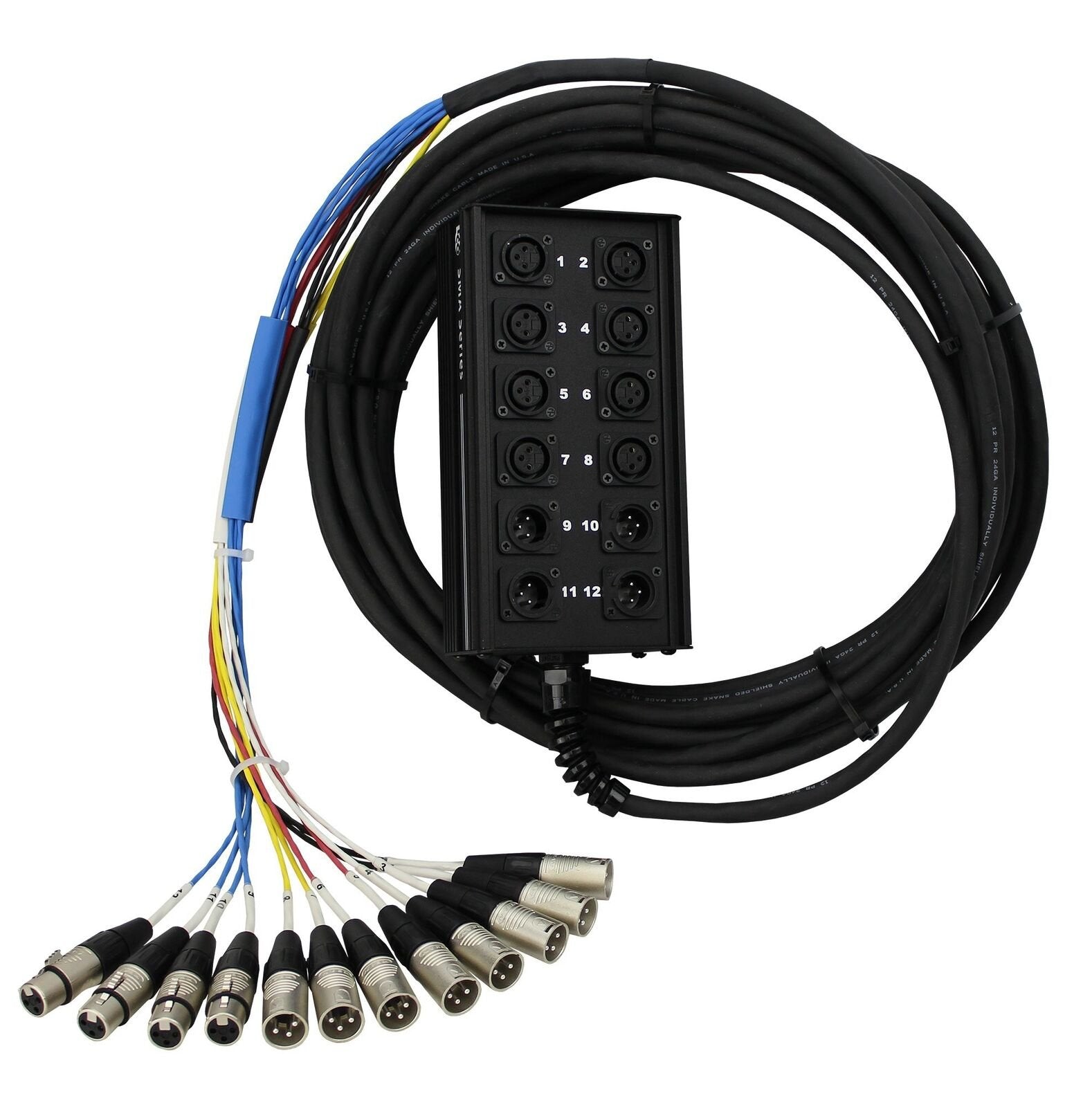 Pro Co StageMASTER 8x4 Snake with XLR Returns (150ft)