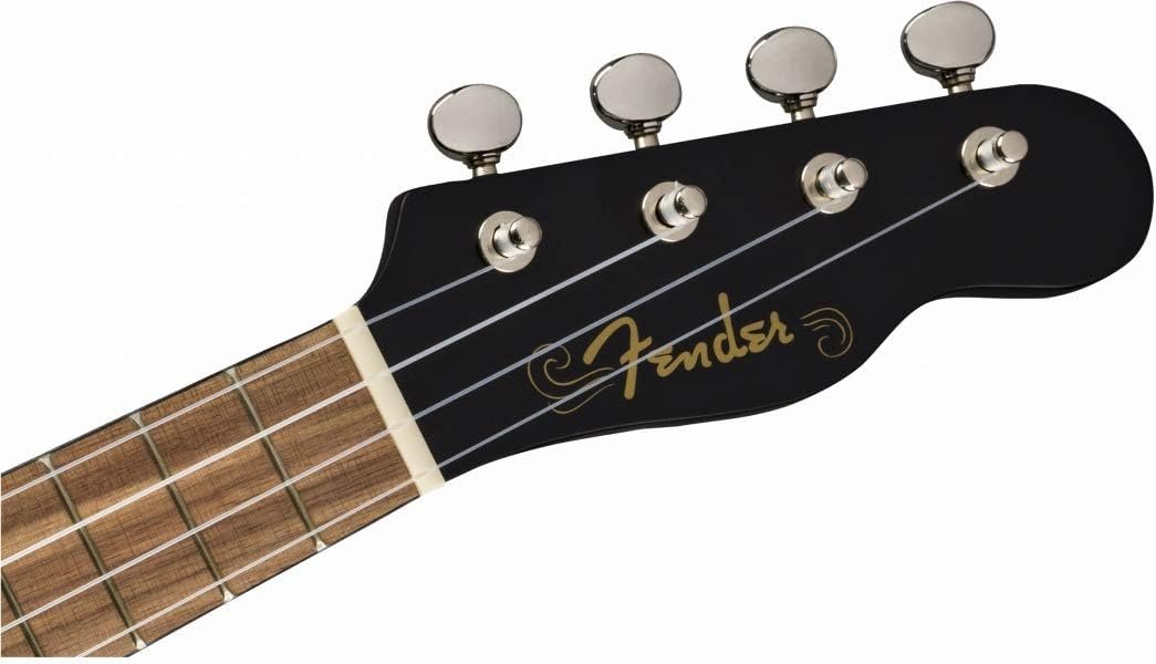 Fender Venice Soprano Ukulele, Black