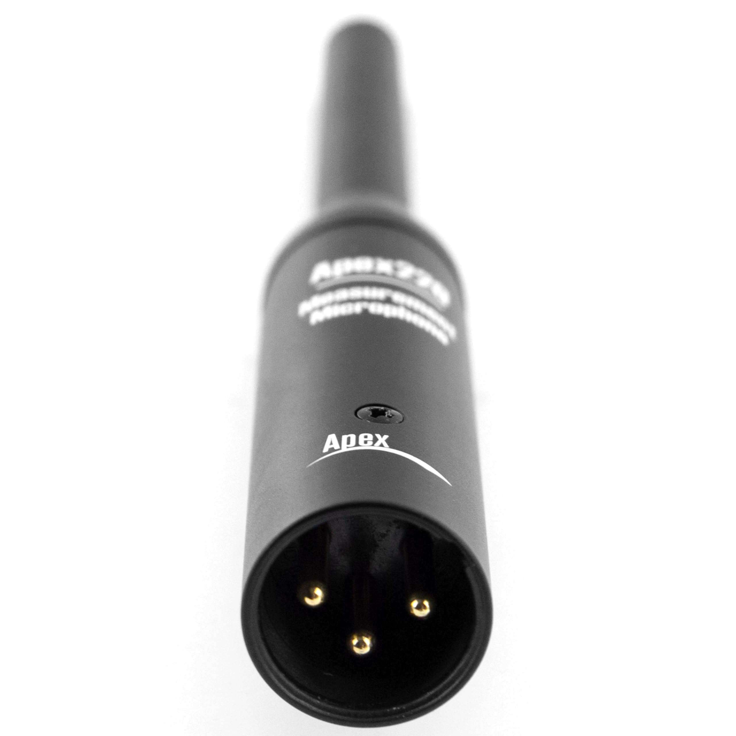 Apex Apex220 Linear Measurement Omnidirectional Condenser Microphone with Clip