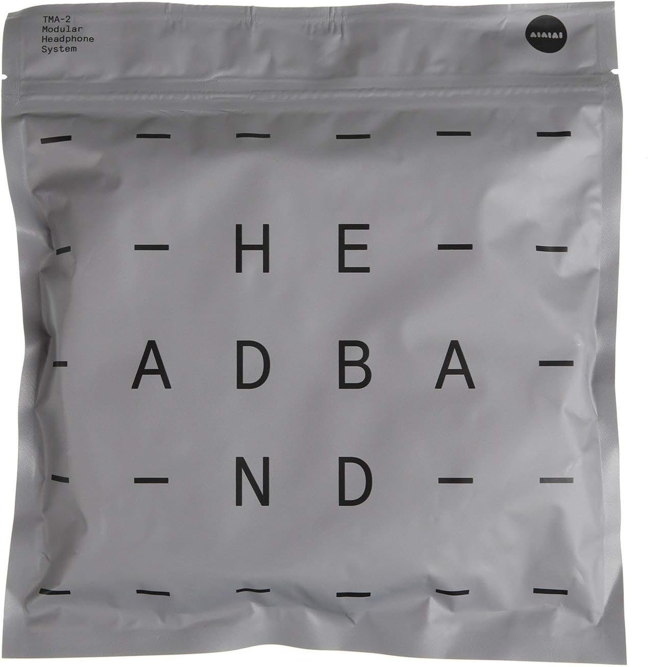 AIAIAI H01 Lightweight Headband with PU Foam Padding, Black