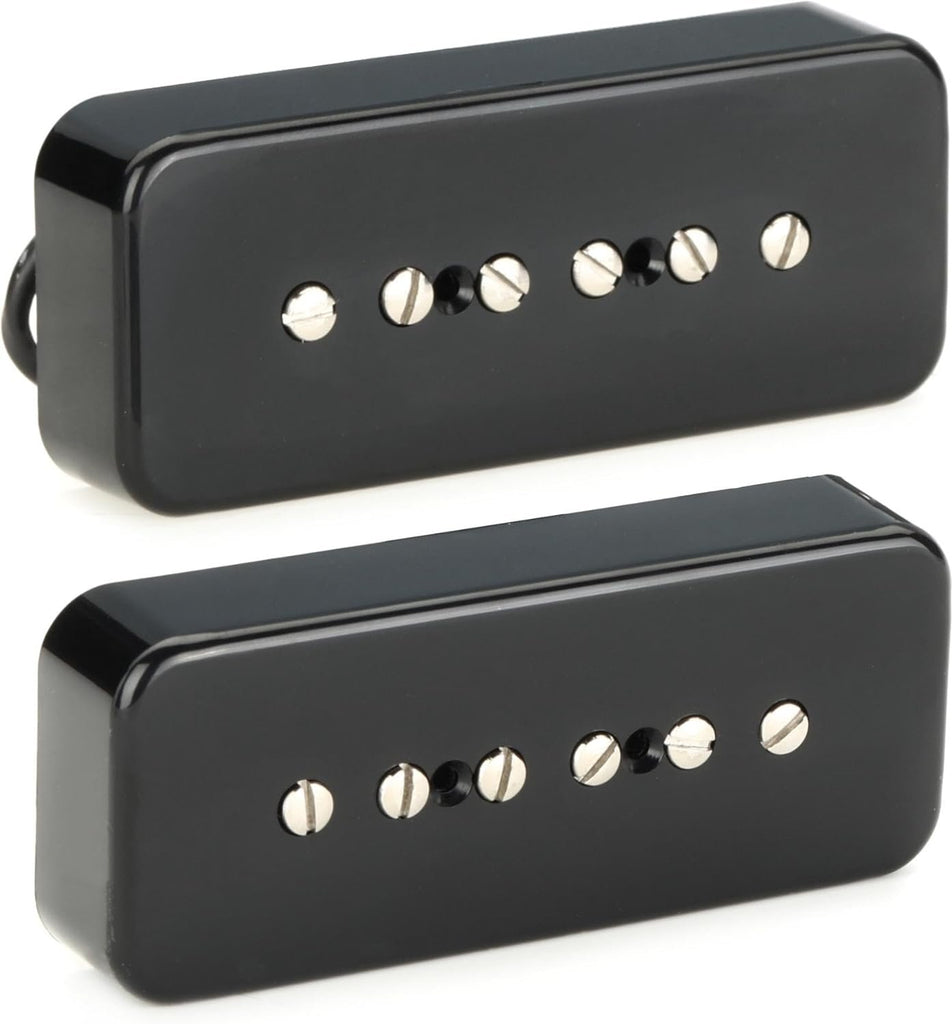 Seymour Duncan Hot P-90 Silencer Soapbar Guitar Pickup Set - Black