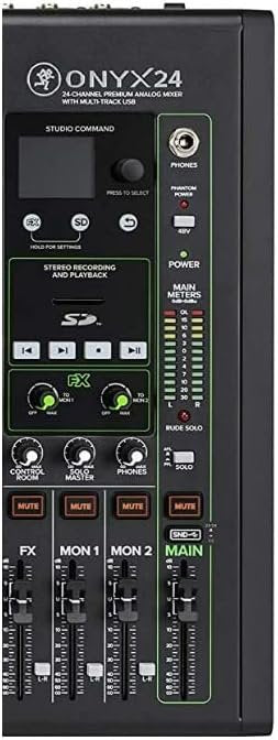 Mackie Onyx Analog Mixer with Multitrack USB – Multiple Channel Options
