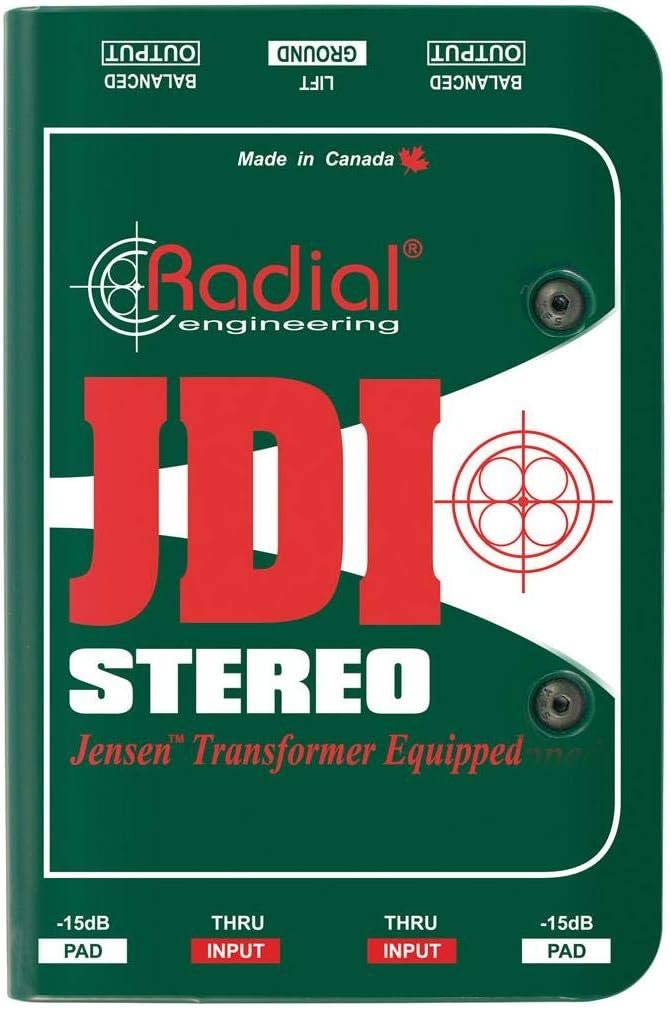Radial JDI Stereo Premium Passive DI - DI Box