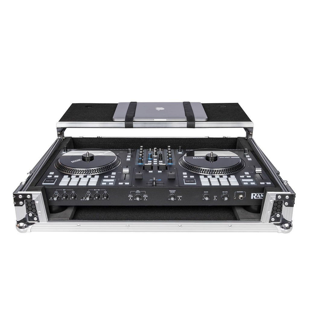 Headliner Flight Case Compatible with Rane One with Laptop Platform and Wheels
