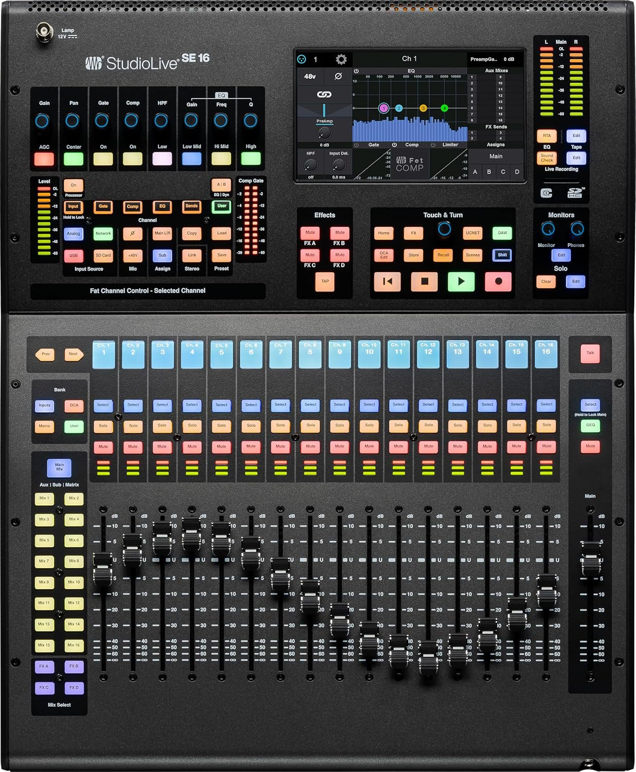 StudioLive Series III SE 16 Digital Console Mixer with Fender Studio Pro